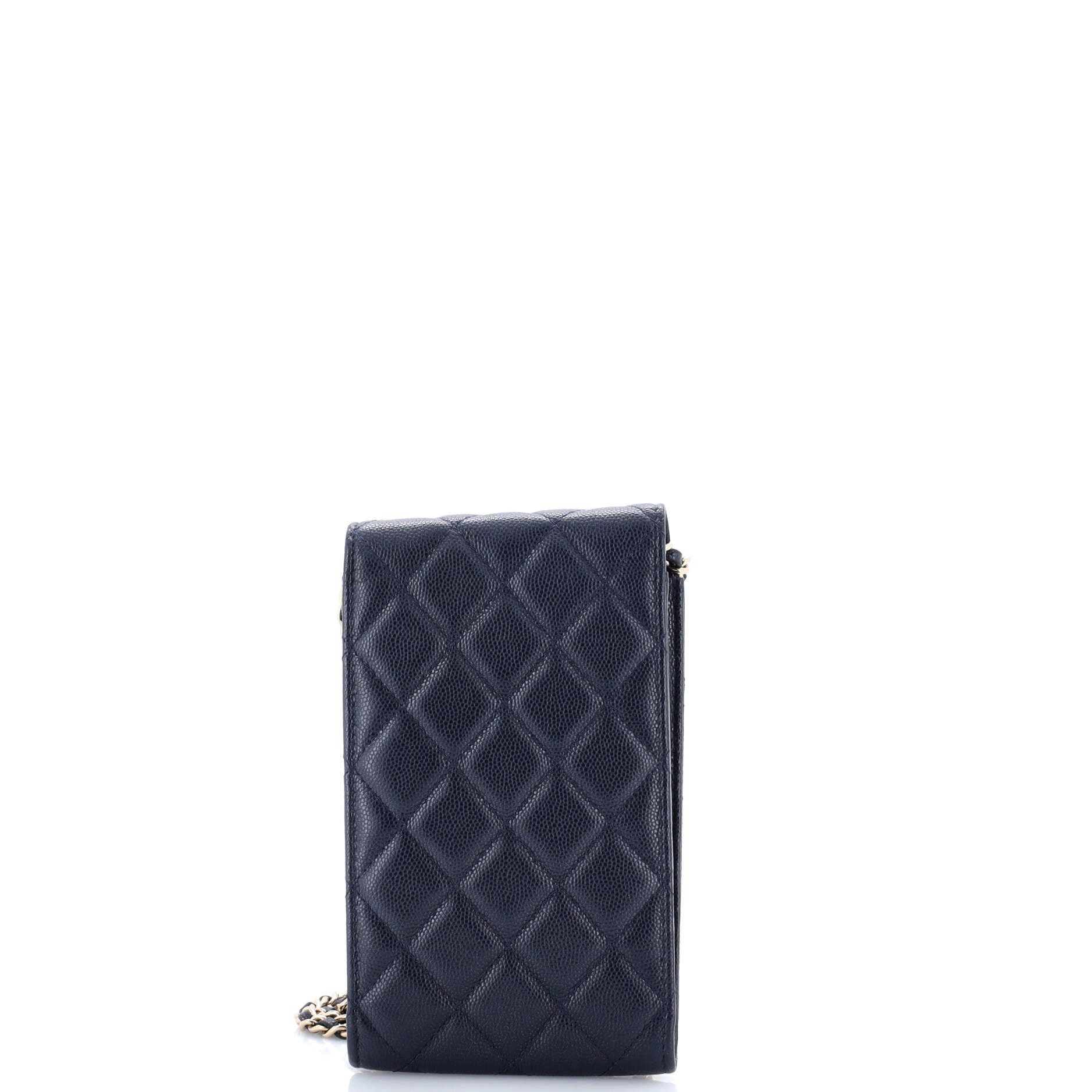 Chanel Crystal CC Flap Phone Holder Crossbody Bag with AirPods Pro Case Size ONE SIZE - 4 Thumbnail