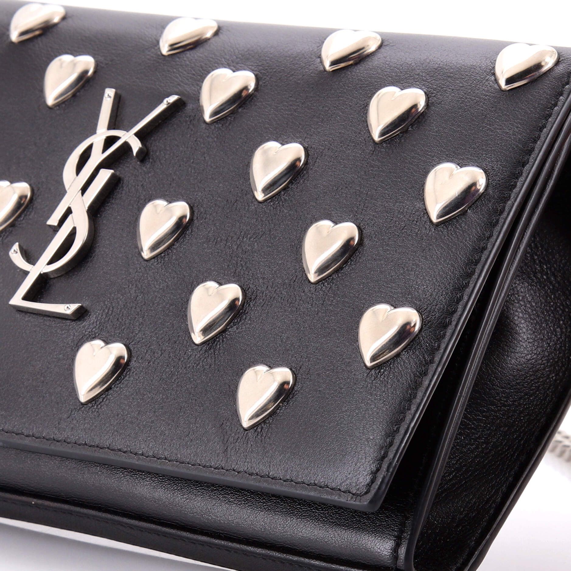 Saint Laurent Paris Classic Monogram Wallet on Chain Size ONE SIZE - 6 Thumbnail
