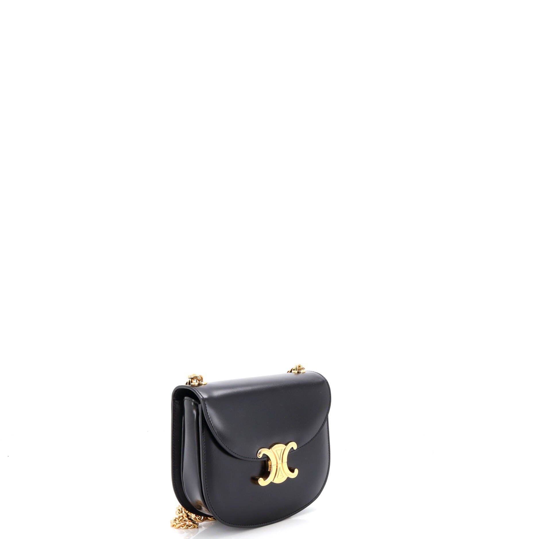 Celine Triomphe Besace Clea Chain Flap Bag Size ONE SIZE - 2 Thumbnail