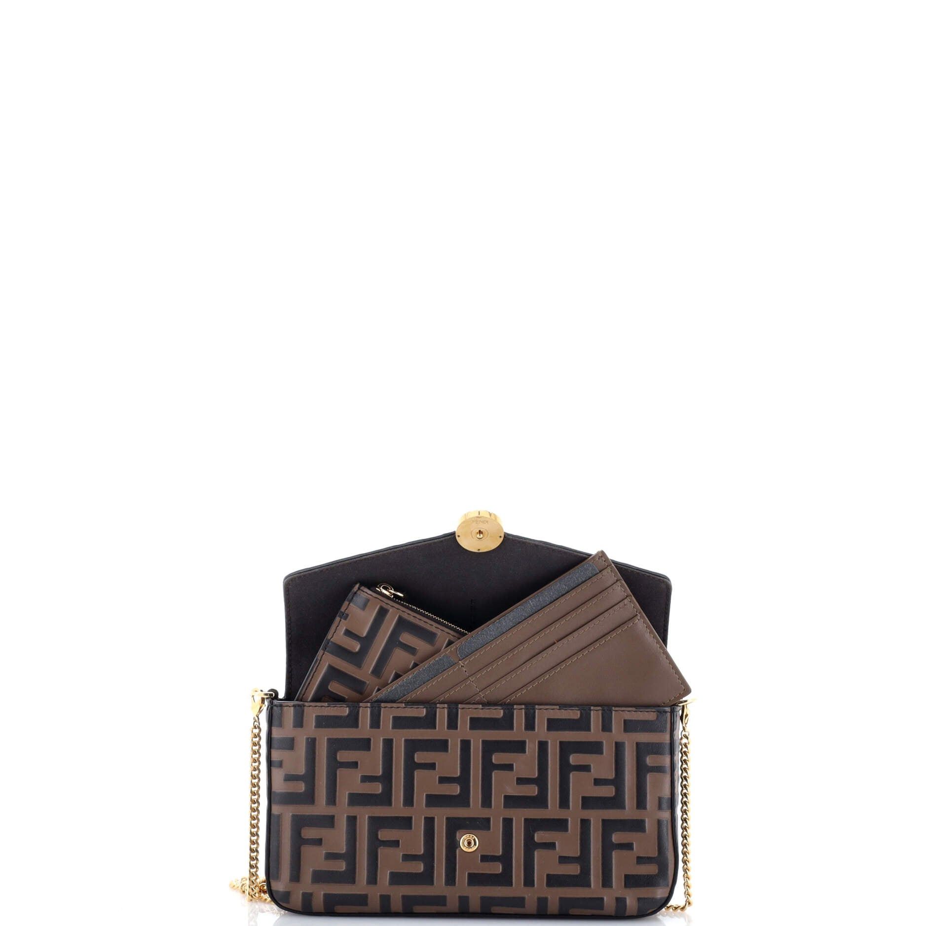 Fendi F is Envelope Clutch on Chain Size ONE SIZE - 2 Thumbnail
