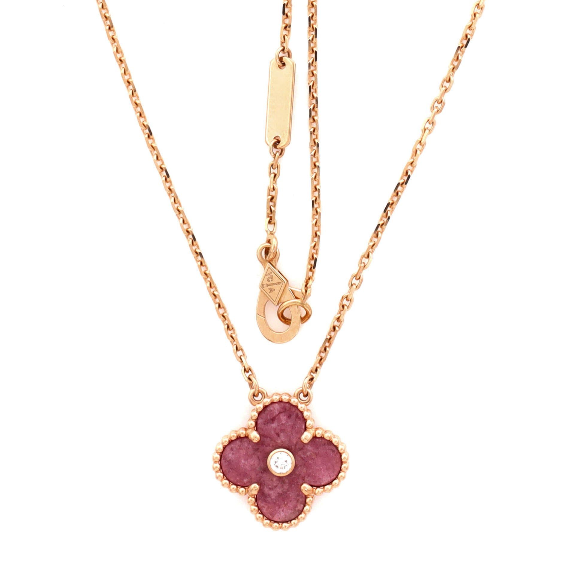 Van Cleef & Arpels Vintage Alhambra Pendant Necklace Size ONE SIZE - 2 Thumbnail