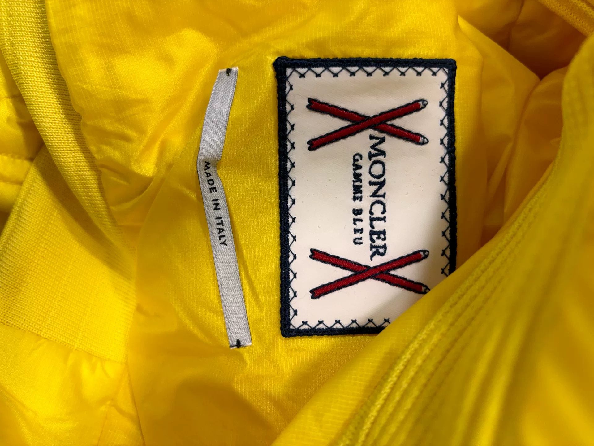 Moncler Moncler TB Collaboration Yellow Down Vest Size US XL / EU 56 / 4 - 6 Thumbnail