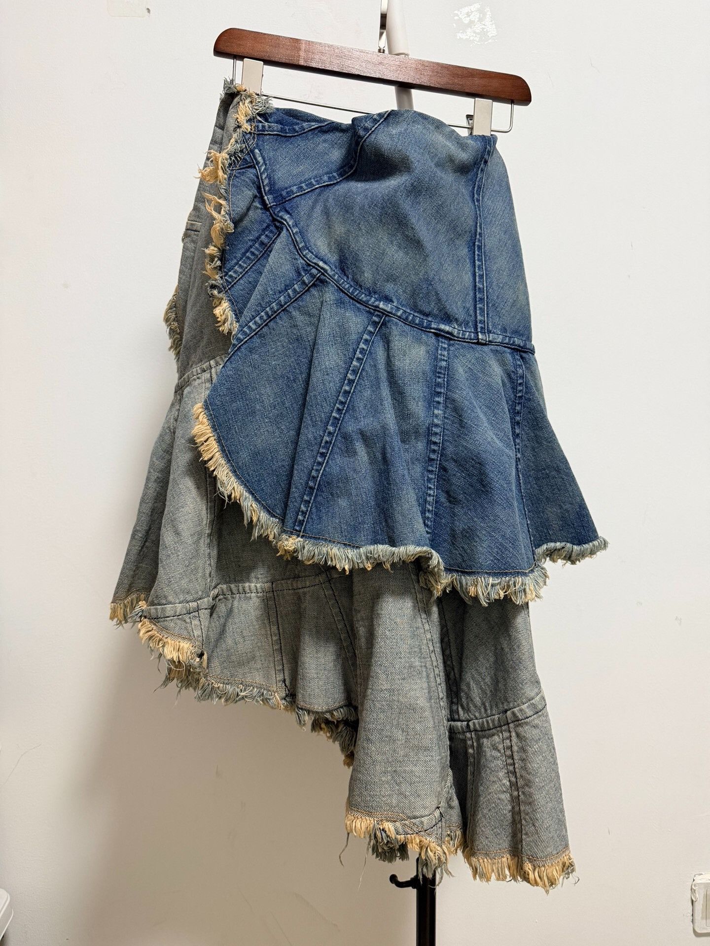 Junya Watanabe Junya Watanabe 2005 Denim Skirt Size 34" / US 12 / IT 48 - 7 Thumbnail