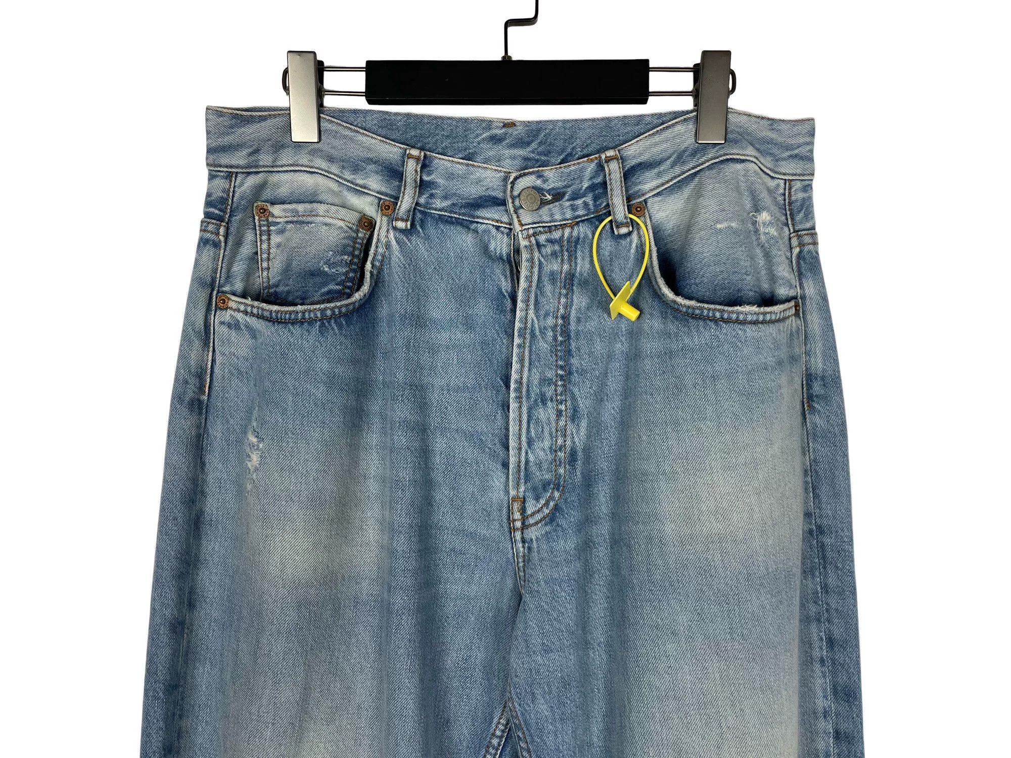 Acne Studios Acne Studios 2021M Washed Wide-Leg Jeans Size US 33 - 3 Thumbnail