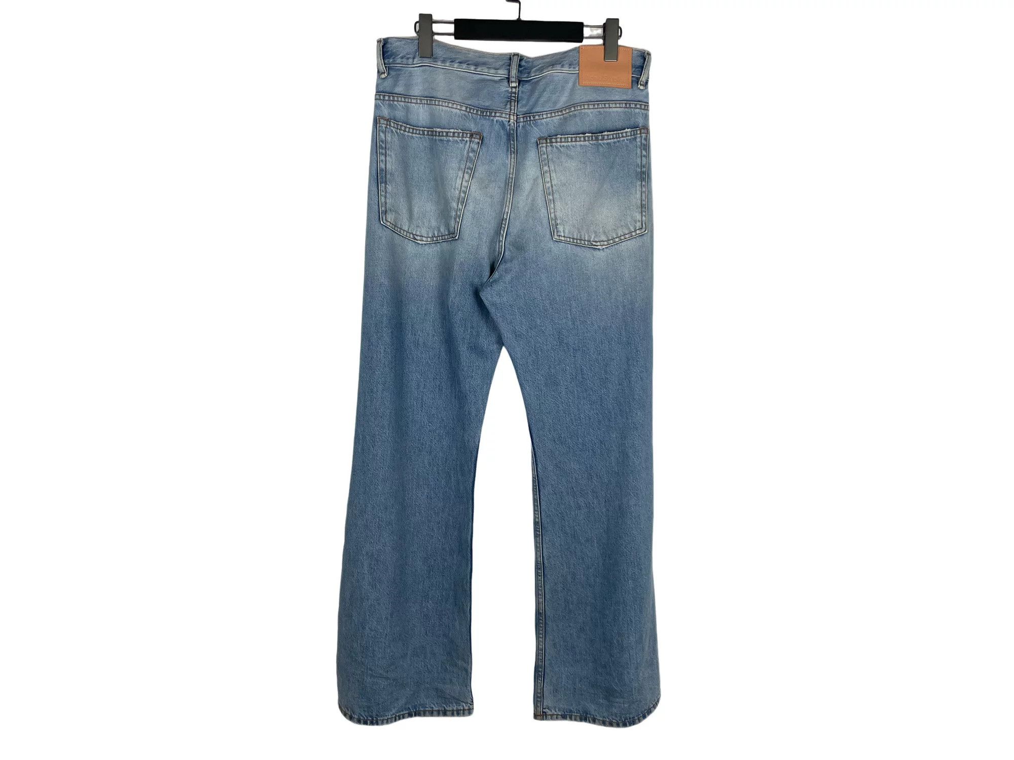 Acne Studios Acne Studios 2021M Washed Wide-Leg Jeans Size US 33 - 2 Thumbnail