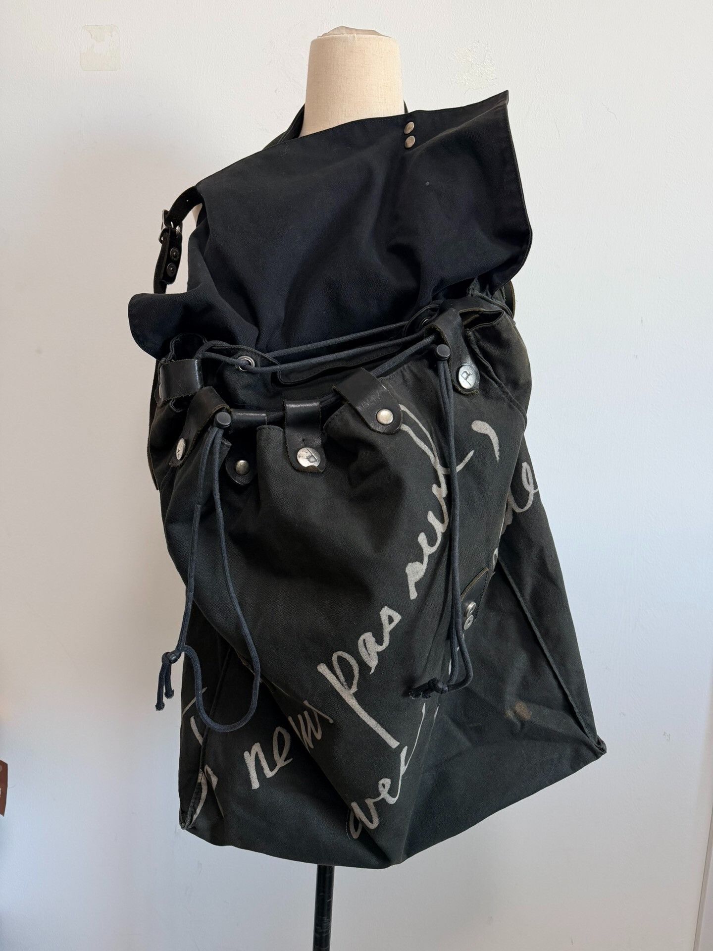 Yohji Yamamoto Yohji Yamamoto Y's Backpack Size ONE SIZE - 6 Thumbnail