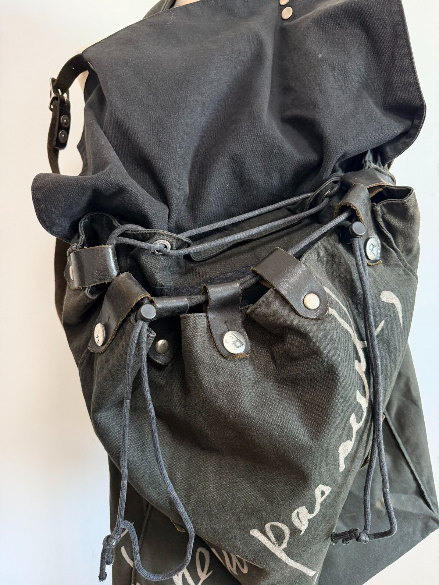 Yohji Yamamoto Yohji Yamamoto Y's Backpack Size ONE SIZE - 7 Thumbnail