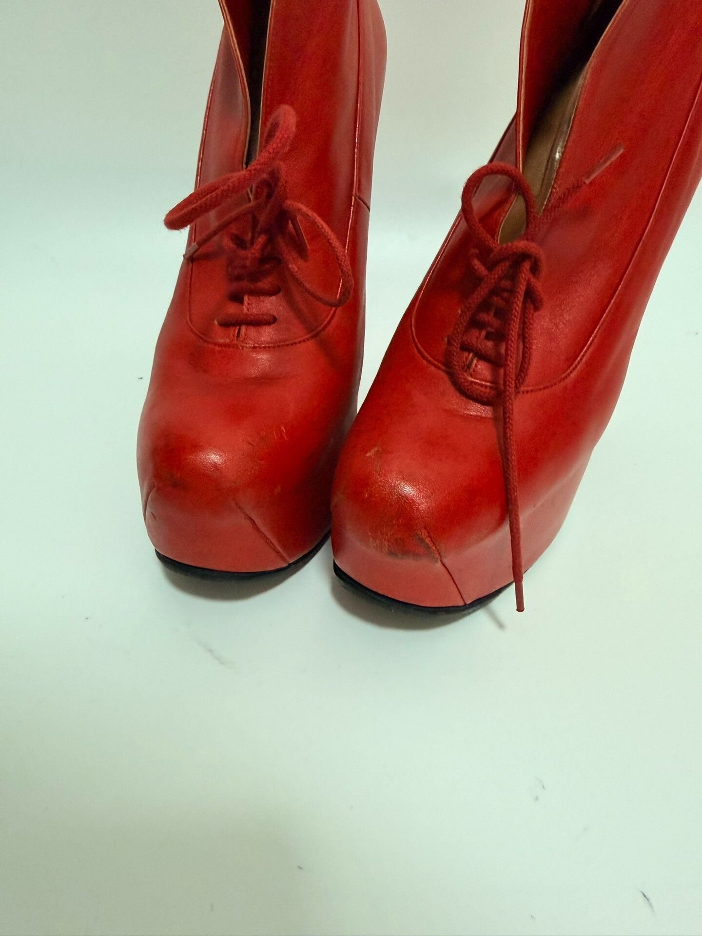 Vivienne Westwood Vivienne Westwood Red Platform Heels Size US 6 / IT 36 - 3 Thumbnail