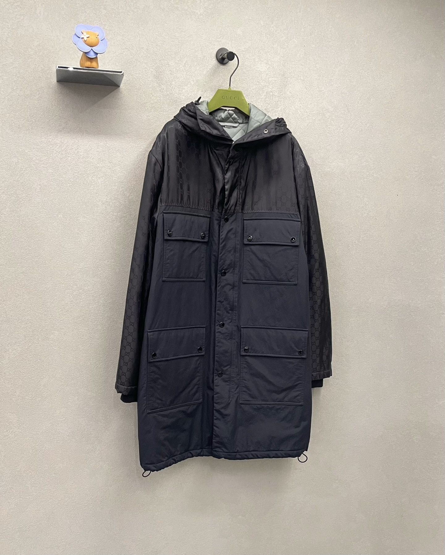 Gucci Gucci Black Multi-Pocket Cotton Coat Size US S / EU 44-46 / 1 - 3 Thumbnail