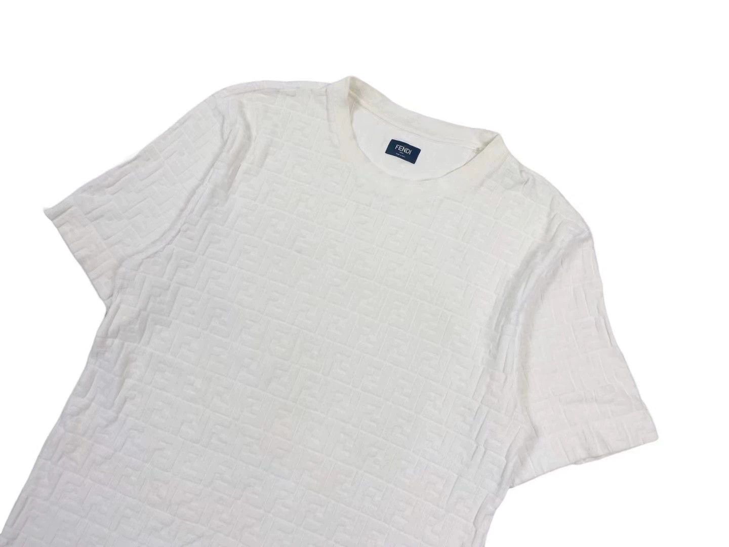 Fendi Fendi FF All-Over Print Terry Short-Sleeve Size US L / EU 52-54 / 3 - 3 Thumbnail