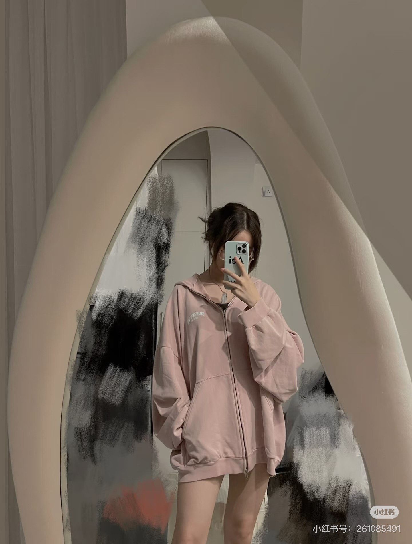 Balenciaga Balenciaga Pink Zipper Hoodie Size M / US 6-8 / IT 42-44 - 6 Thumbnail