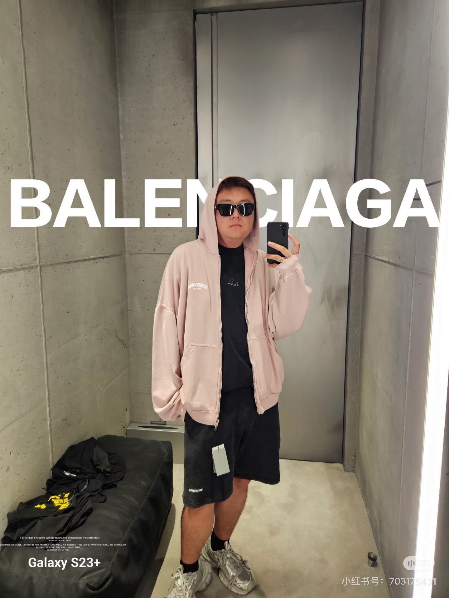 Balenciaga Balenciaga Pink Zipper Hoodie Size M / US 6-8 / IT 42-44 - 9 Thumbnail
