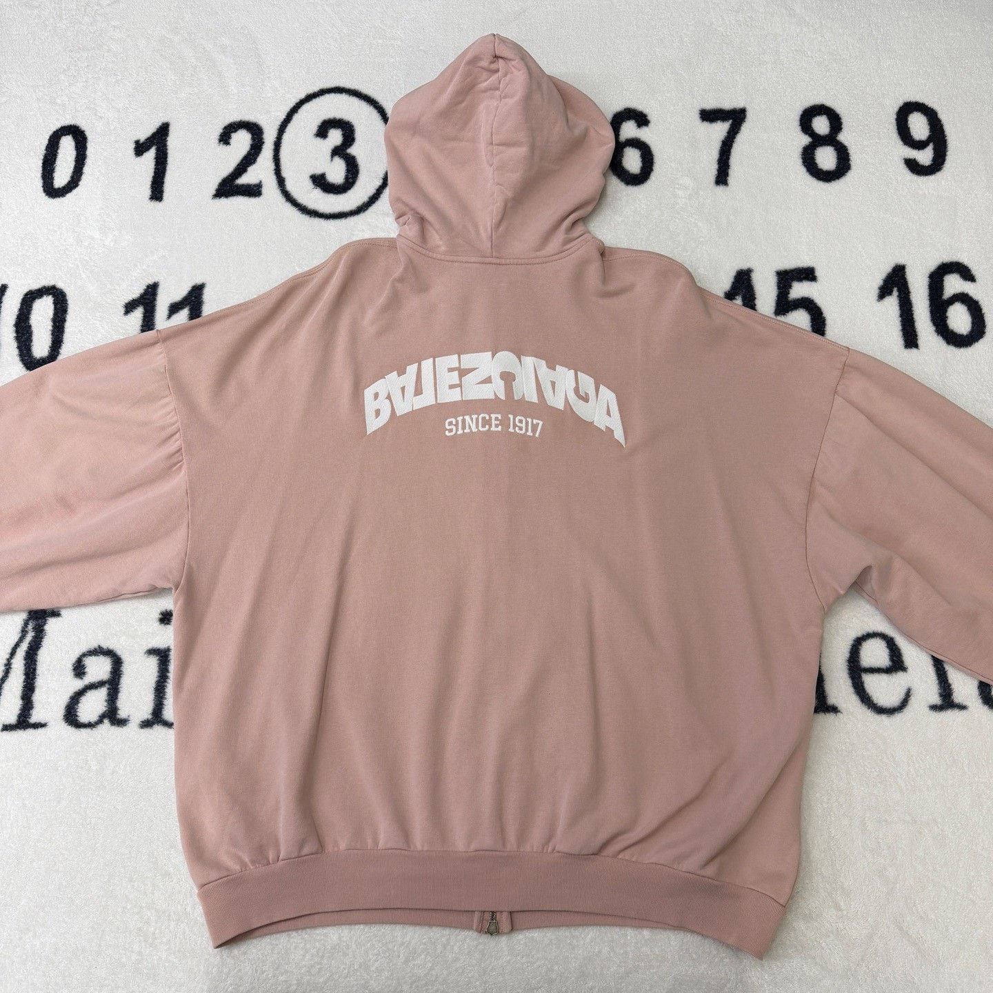 Balenciaga Balenciaga Pink Zipper Hoodie Size M / US 6-8 / IT 42-44 - 2 Thumbnail