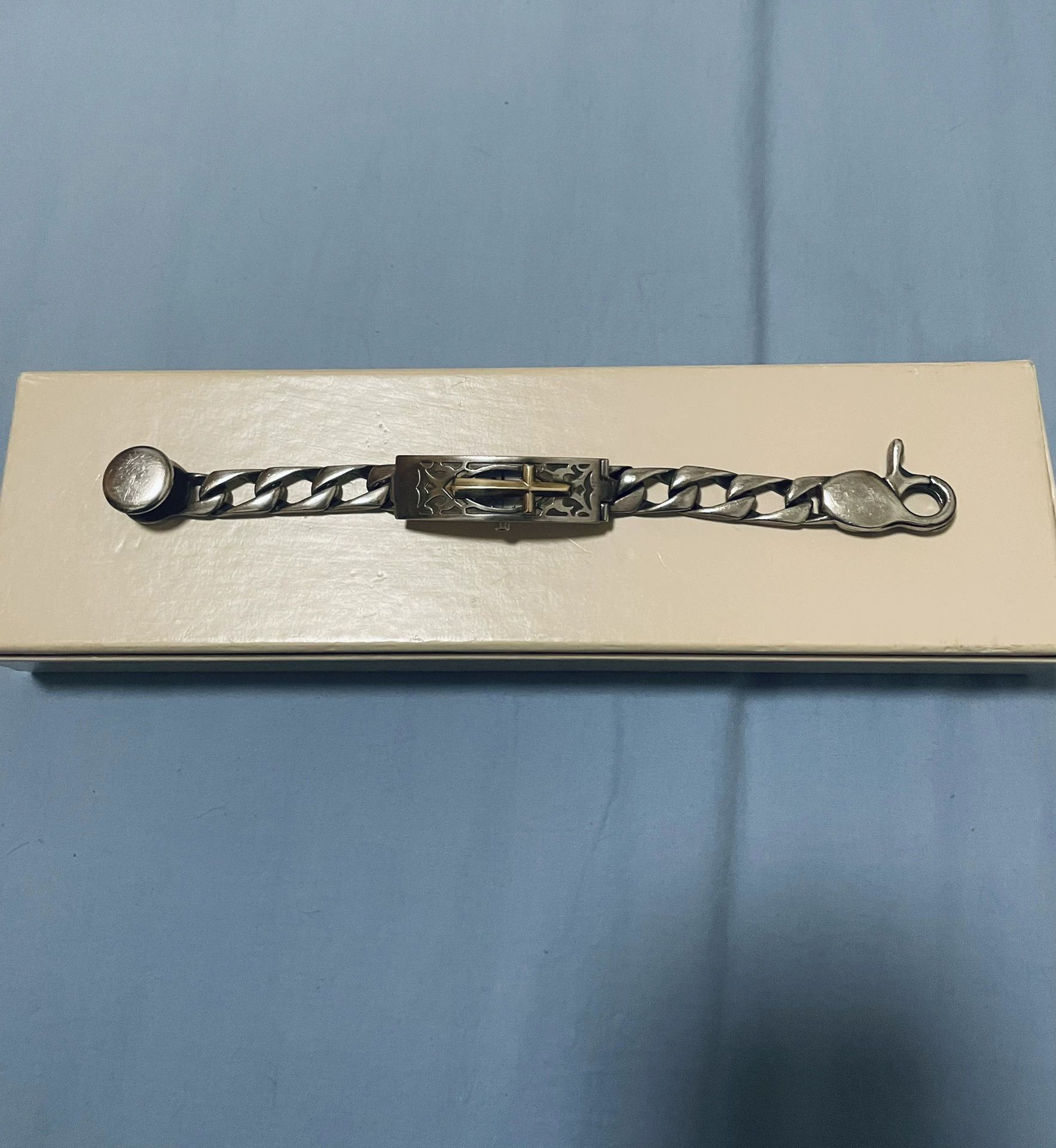 Jean Paul Gaultier Jean Paul Gaultier Silver Cross Bracelet Watch Size ONE SIZE - 8 Thumbnail