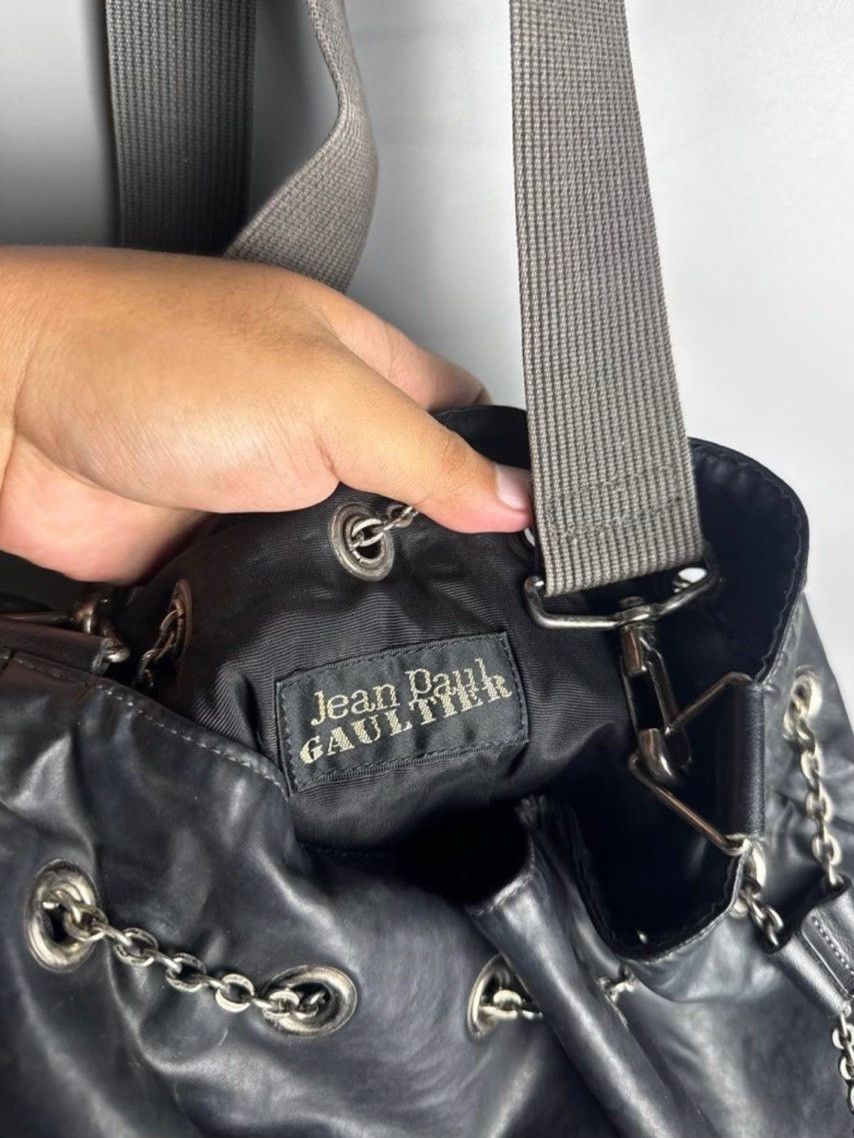 Jean Paul Gaultier Jean Paul Gaultier Black Leather Bucket Bag Size ONE SIZE - 3 Thumbnail
