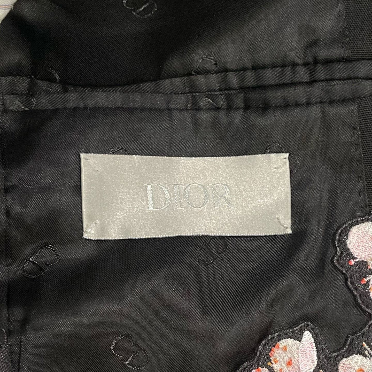 Dior Dior Black Cherry Blossom Embroidered Jacket Size US S / EU 44-46 / 1 - 5 Thumbnail