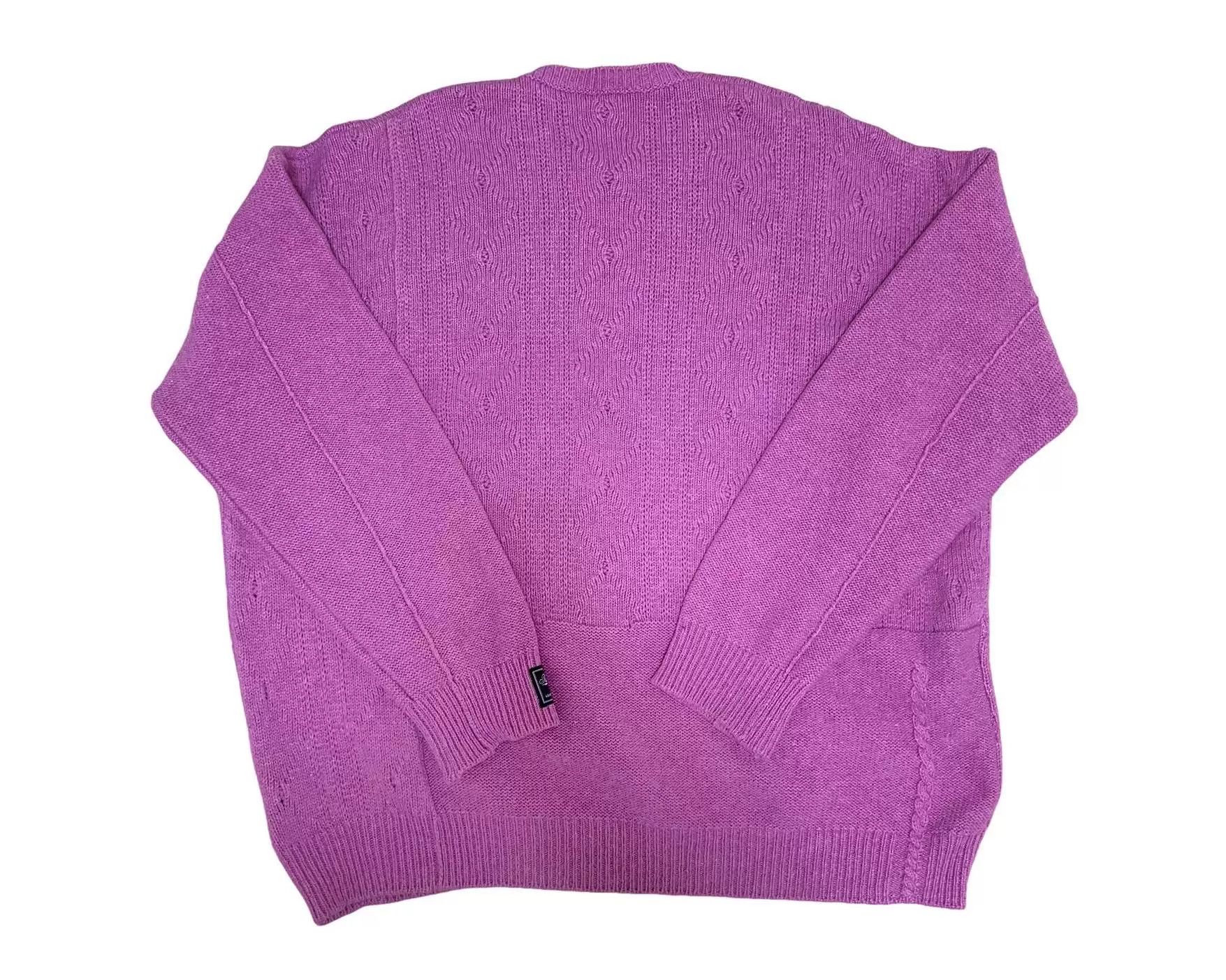 Raf Simons Raf Simons AW22 Pink Portrait Knit Sweater Size US S / EU 44-46 / 1 - 2 Thumbnail