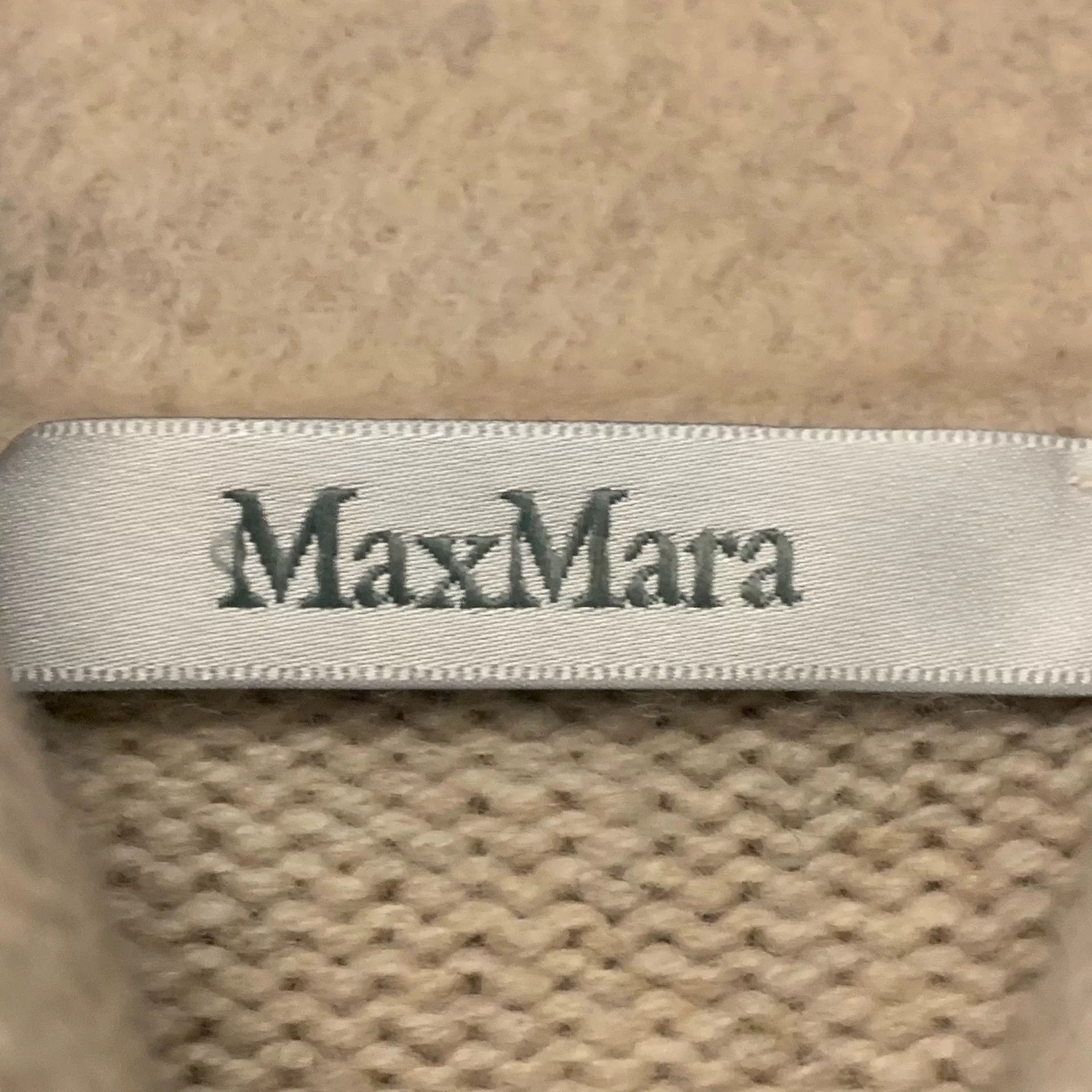 Max Mara Max Mara Beige Double-Breasted Wool Coat Size XS / US 0-2 / IT 36-38 - 2 Thumbnail