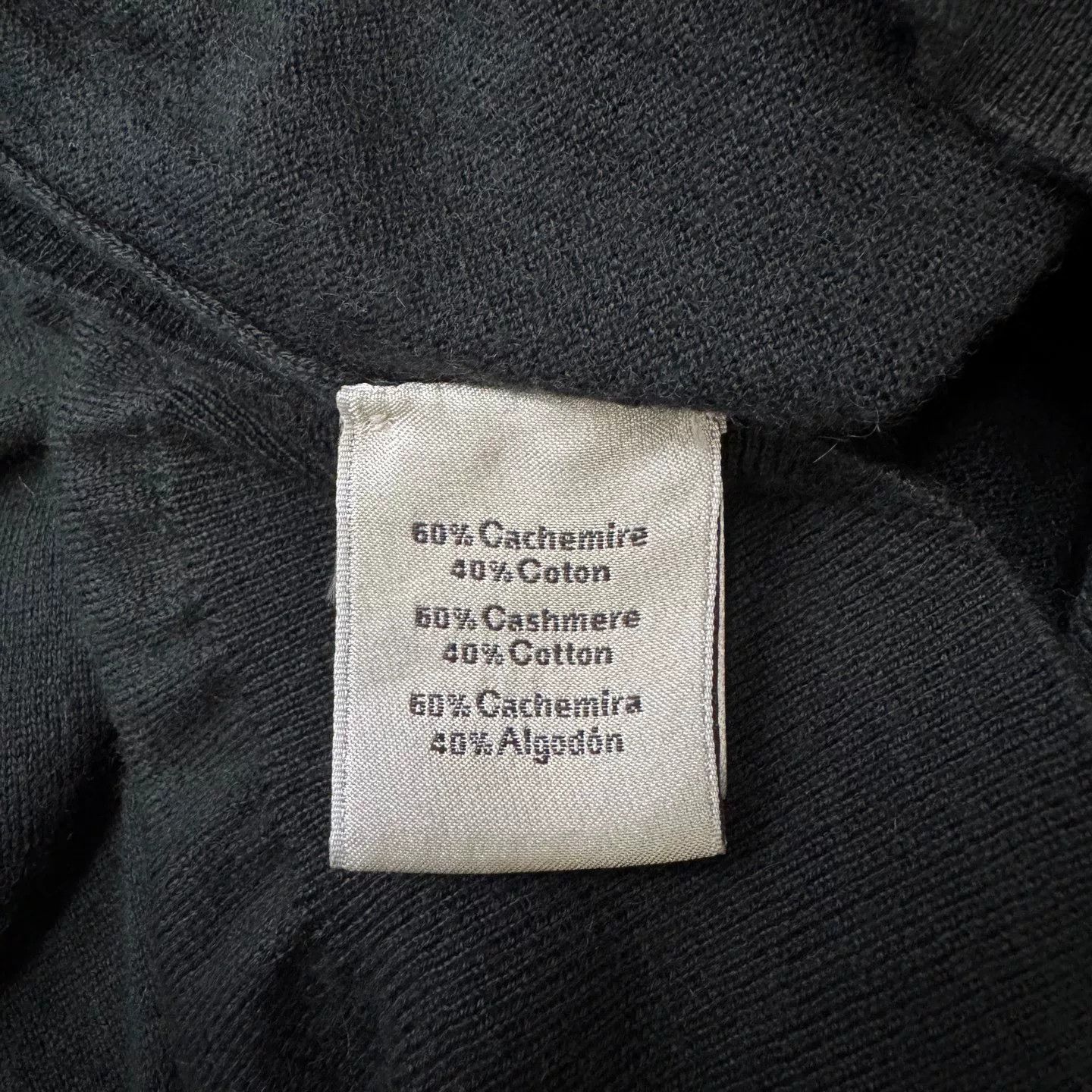 Hermes Hermes Black Knit Cardigan Size US L / EU 52-54 / 3 - 4 Thumbnail