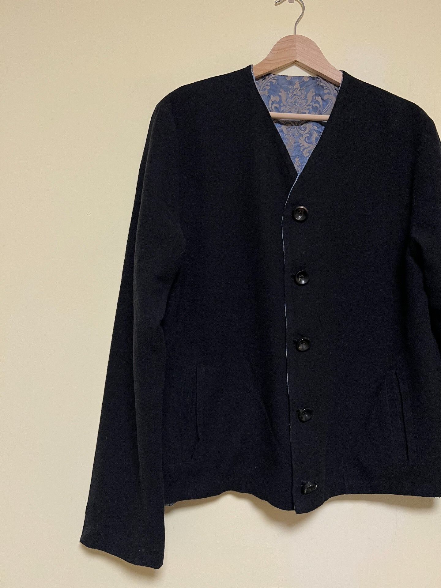 Geoffrey B. Small Geoffrey.B.SMALL Collarless Blazer Size US M / EU 48-50 / 2 - 3 Thumbnail