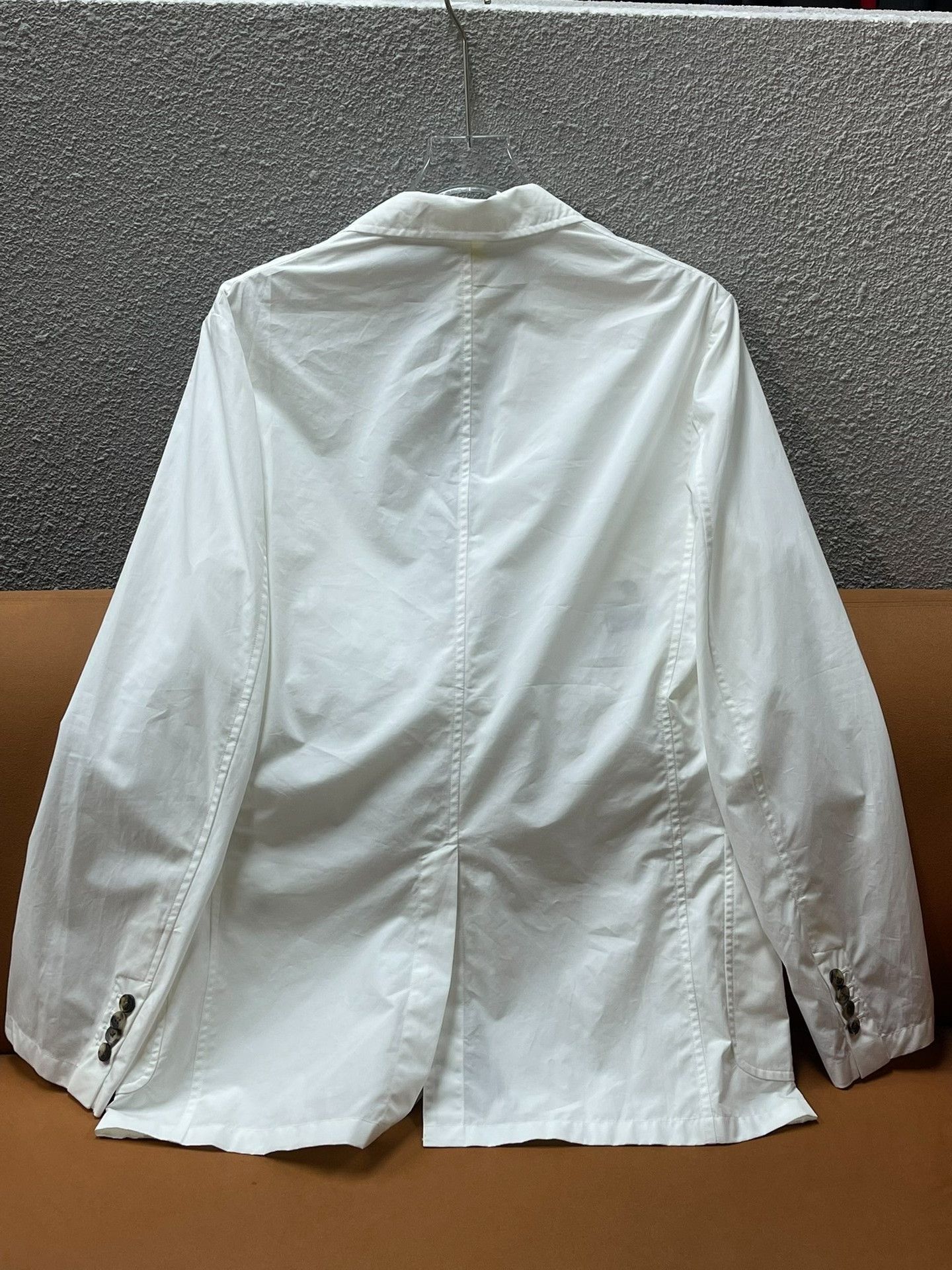 Hermes Hermes White Lapel Blazer Size US M / EU 48-50 / 2 - 2 Thumbnail