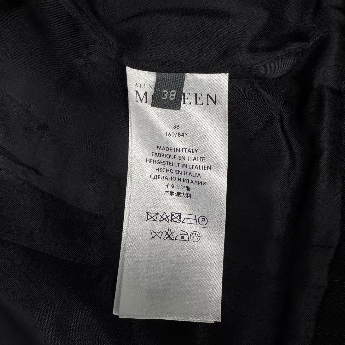 McQ Alexander McQueen McQueen Black Fake Two-Piece Shawl Zip Coat Size S / US 4 / IT 40 - 4 Thumbnail