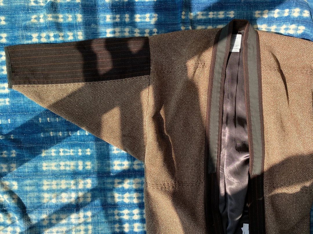 Visvim Visvim WMV Herringbone Kimono Coat Size S / US 4 / IT 40 - 3 Thumbnail