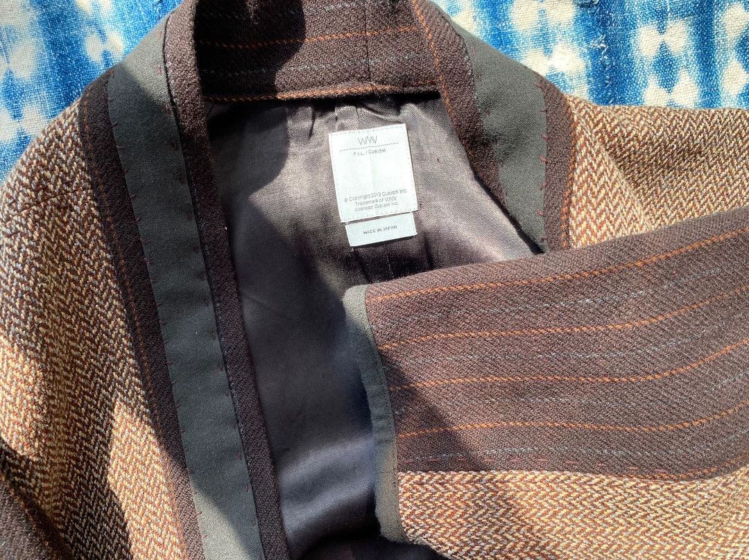 Visvim Visvim WMV Herringbone Kimono Coat Size S / US 4 / IT 40 - 6 Thumbnail