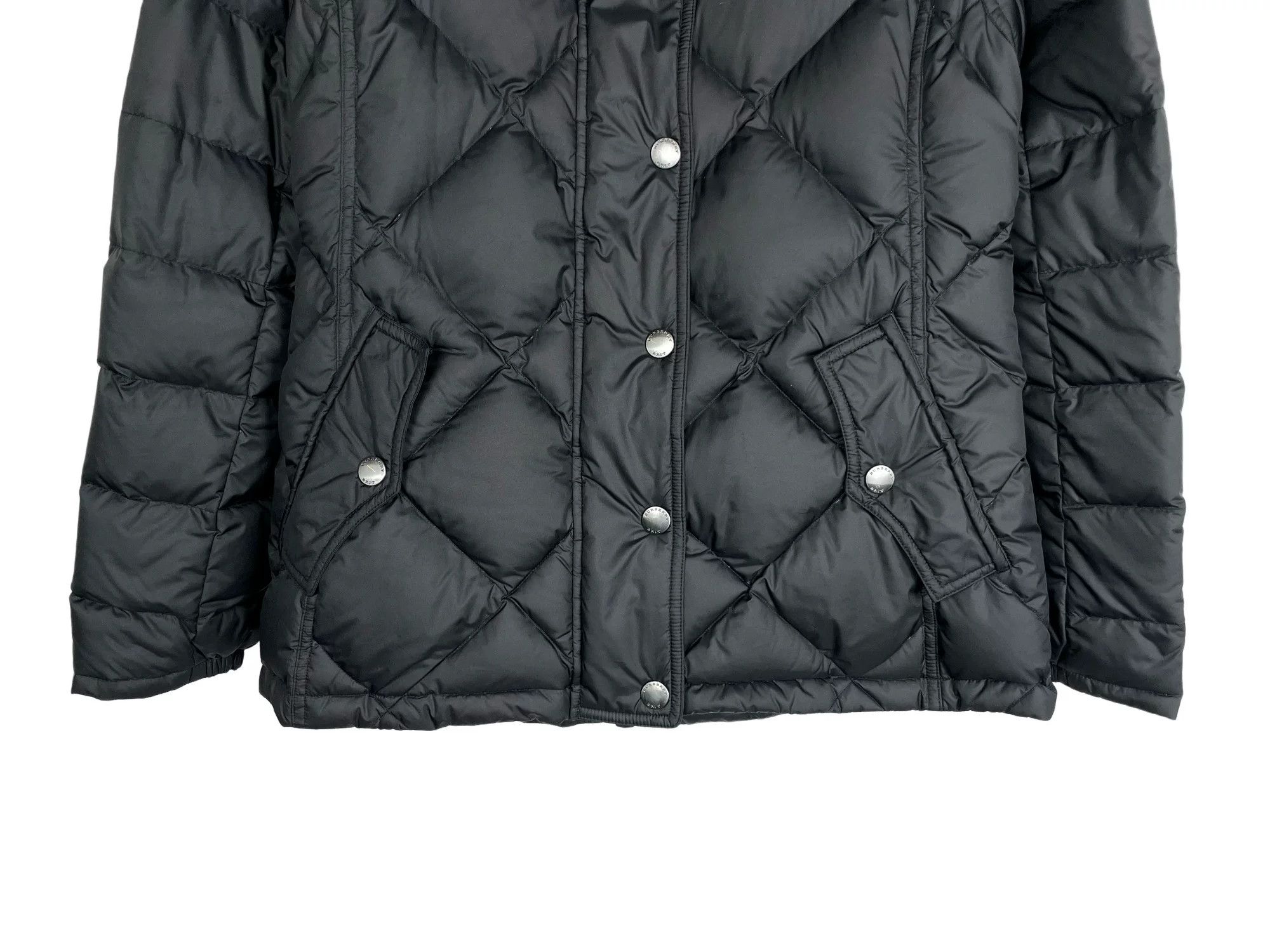 Burberry Burberry Black Quilted Fur Hood Down Jacket Size US S / EU 44-46 / 1 - 4 Thumbnail