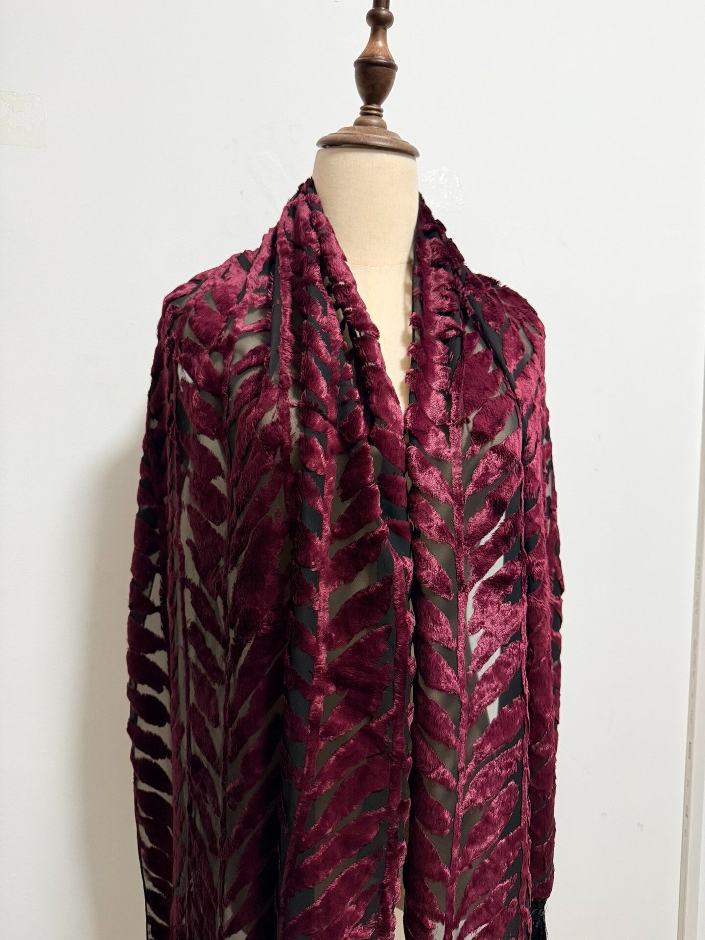 Yohji Yamamoto Yohji Yamamoto Noir Line Scarf Size ONE SIZE - 4 Thumbnail
