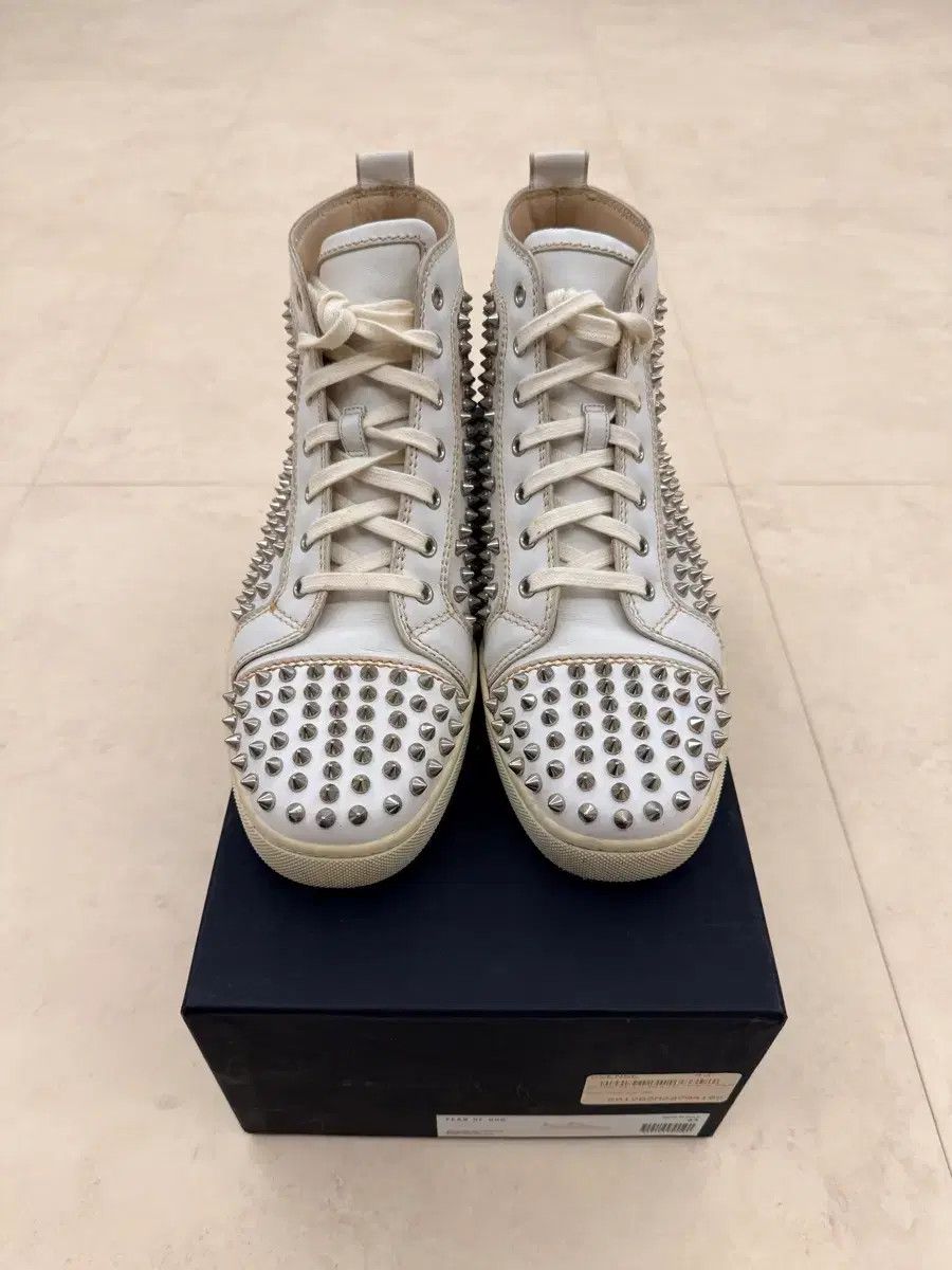 Christian Louboutin Christian Louboutin Studded High-Top Sneakers Size US 9.5 / EU 42-43 - 2 Thumbnail