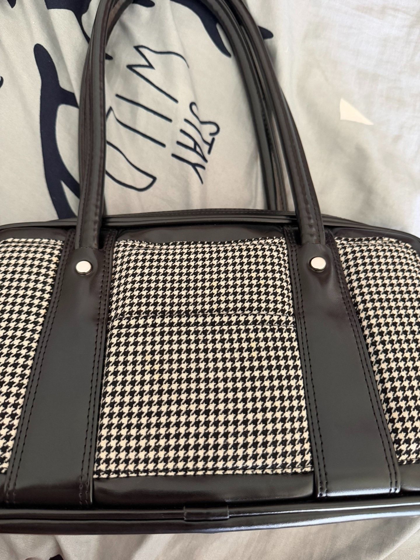 Comme des Garcons CDG Houndstooth Underarm Shoulder Bag Size ONE SIZE - 3 Thumbnail