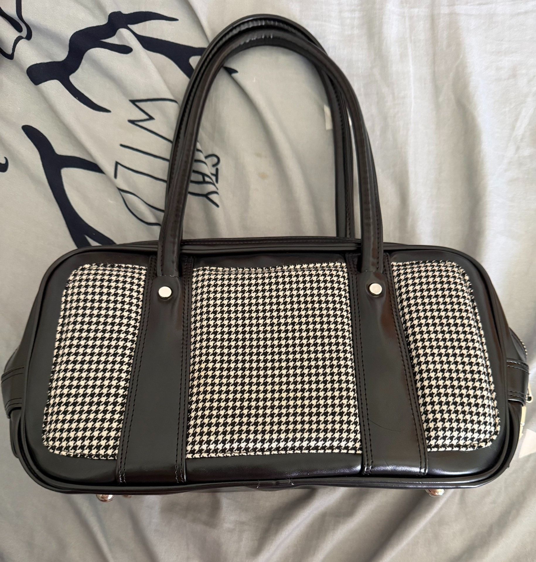 Comme des Garcons CDG Houndstooth Underarm Shoulder Bag Size ONE SIZE - 2 Thumbnail