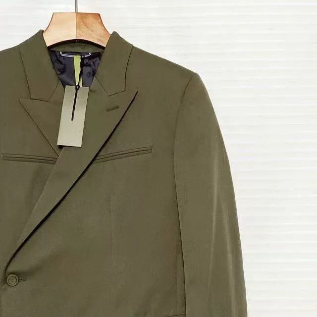 Dior Dior x Travis Scott Olive Green Lapel Suit Size US S / EU 44-46 / 1 - 3 Thumbnail