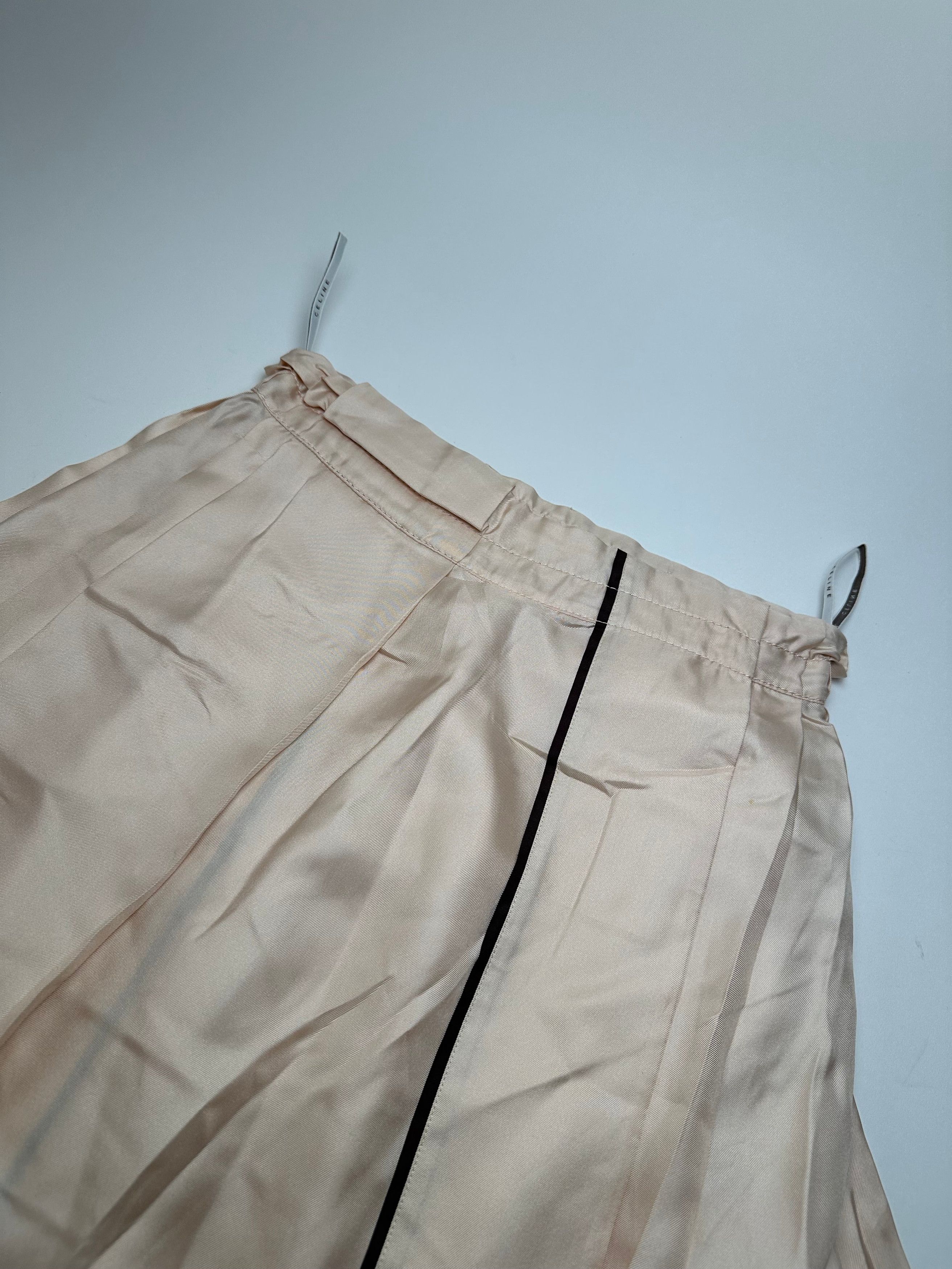 Celine Vintage Silk Skirt Pink Size 27" / US 4 / IT 40 - 6 Thumbnail