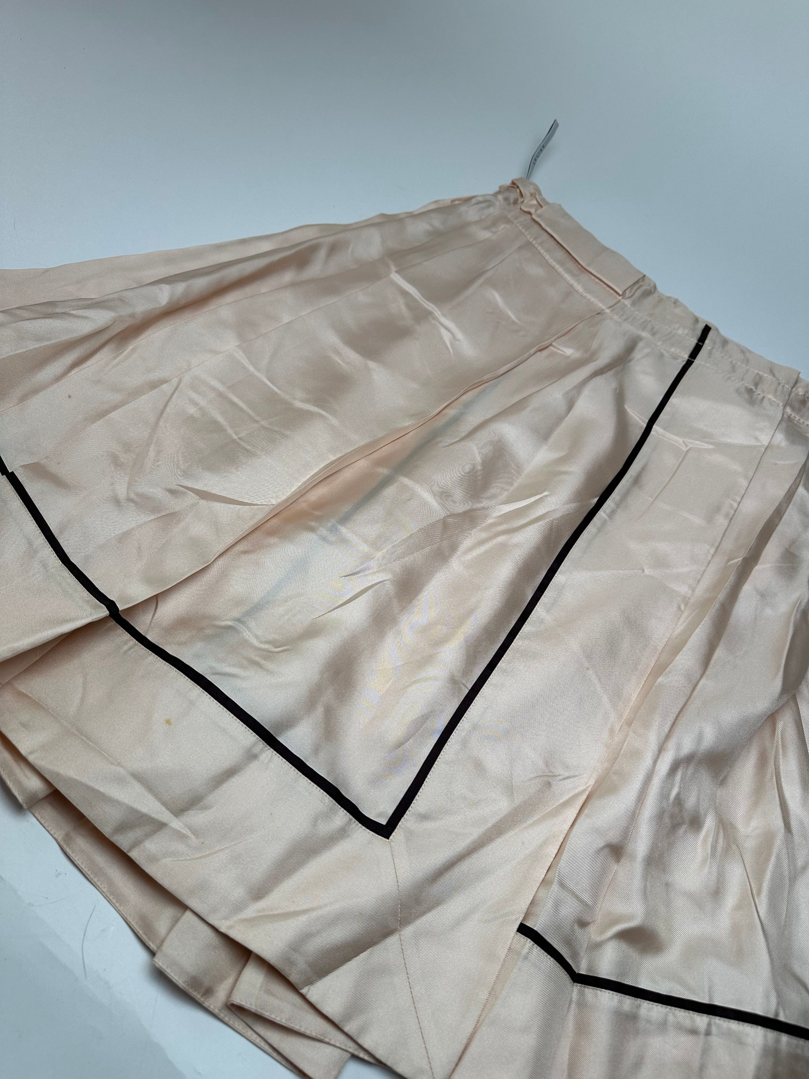 Celine Vintage Silk Skirt Pink Size 27" / US 4 / IT 40 - 5 Thumbnail