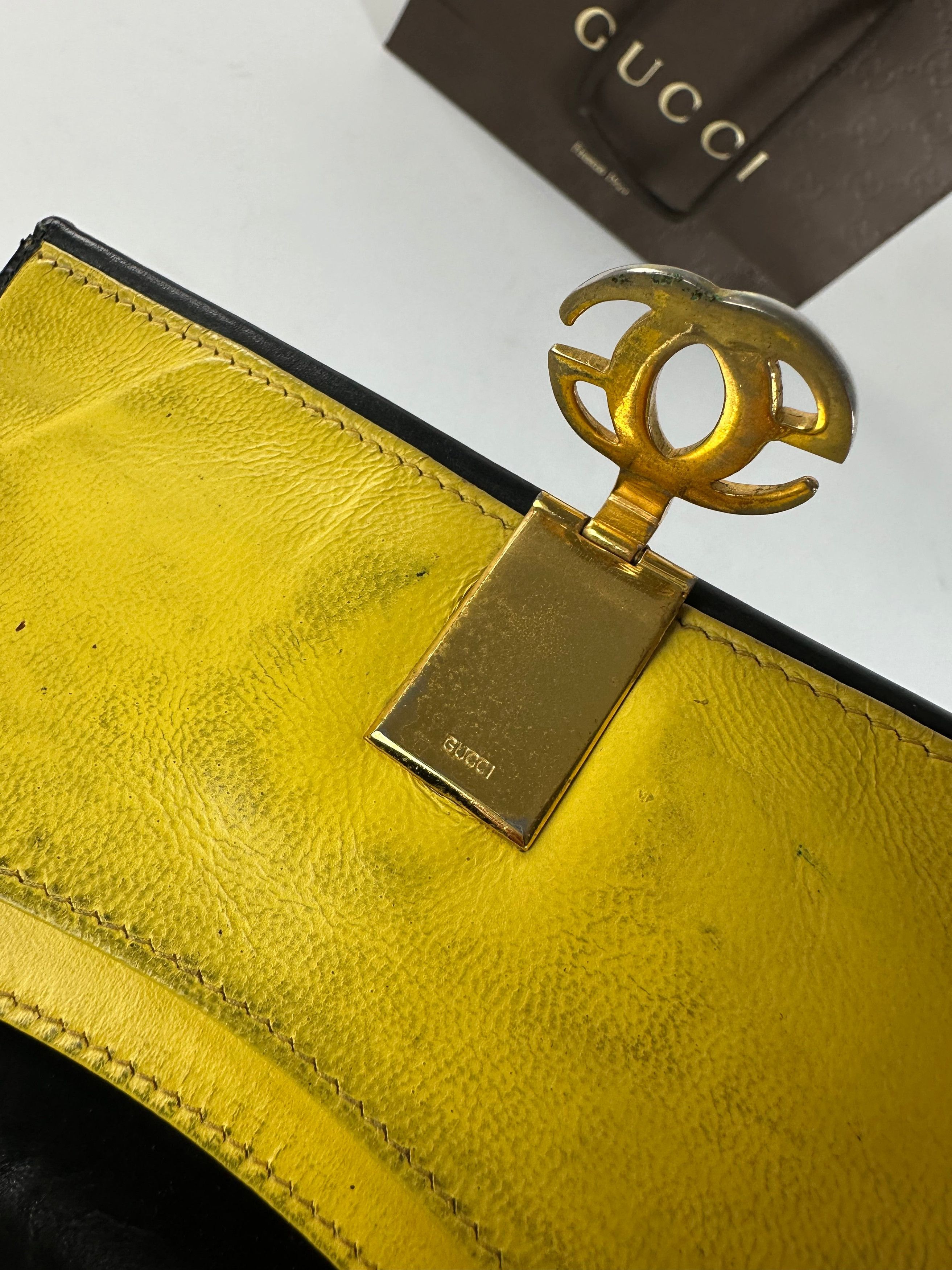 Gucci Vintage GG Leather Long Wallet Black Size ONE SIZE - 6 Thumbnail