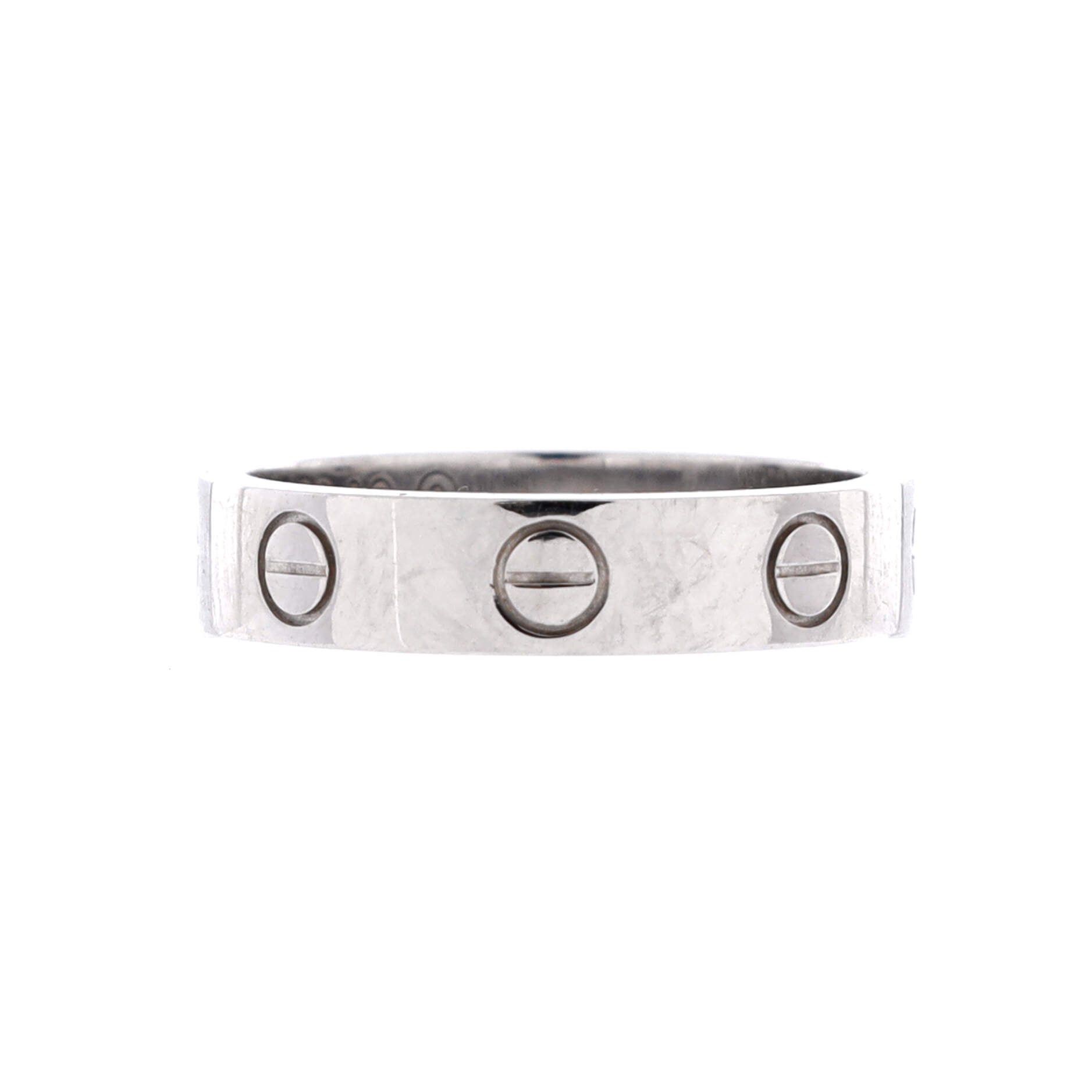Cartier Love Wedding Band 1 Diamond Ring Size ONE SIZE - 3 Thumbnail