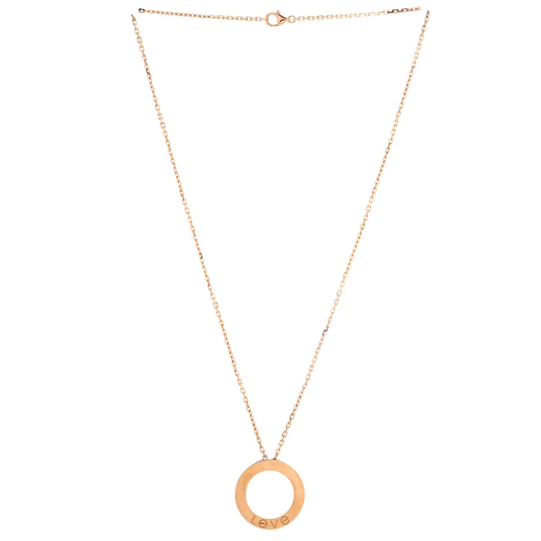 Cartier Love Pendant Necklace Size ONE SIZE - 3 Thumbnail
