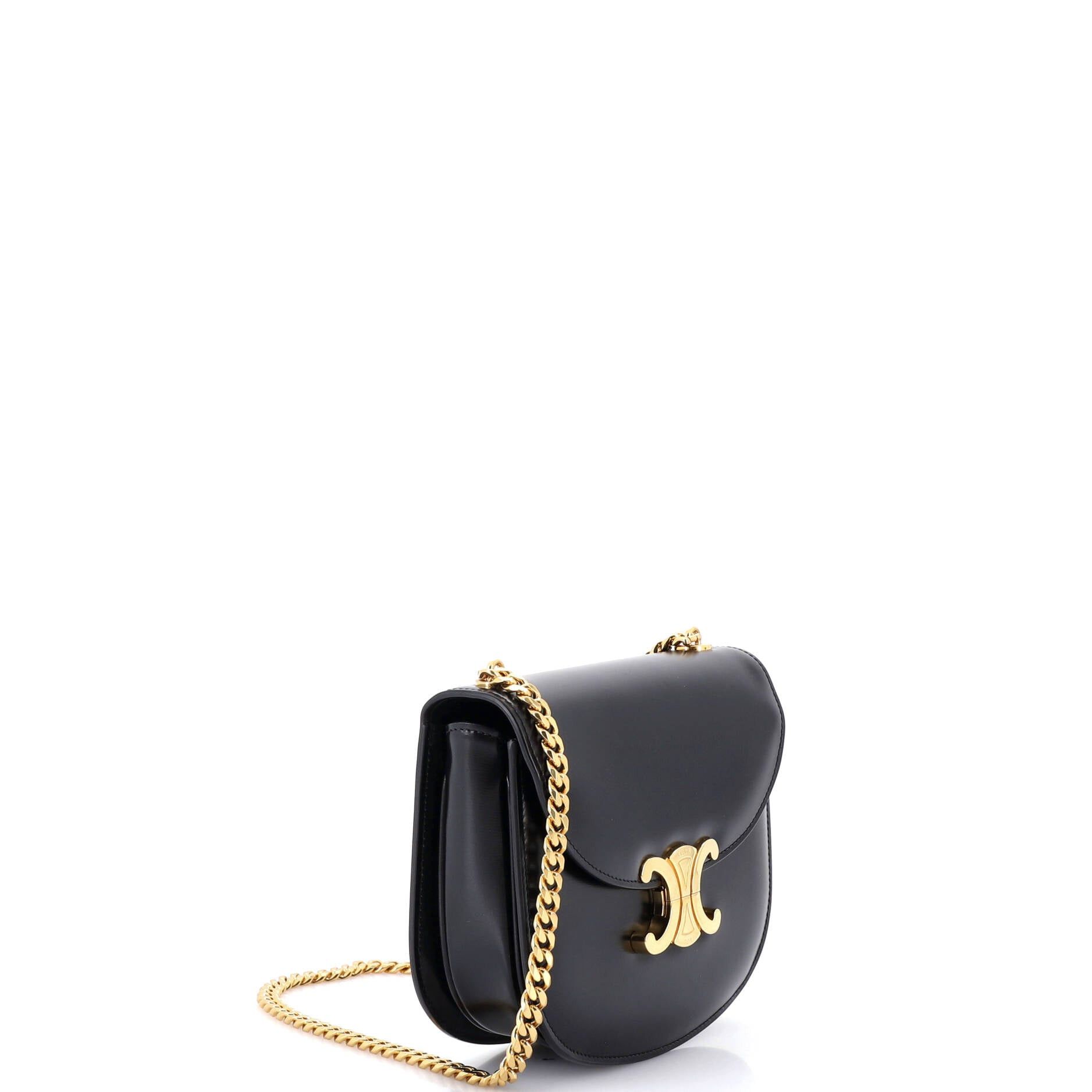 Celine Triomphe Besace Clea Chain Flap Bag Size ONE SIZE - 2 Thumbnail