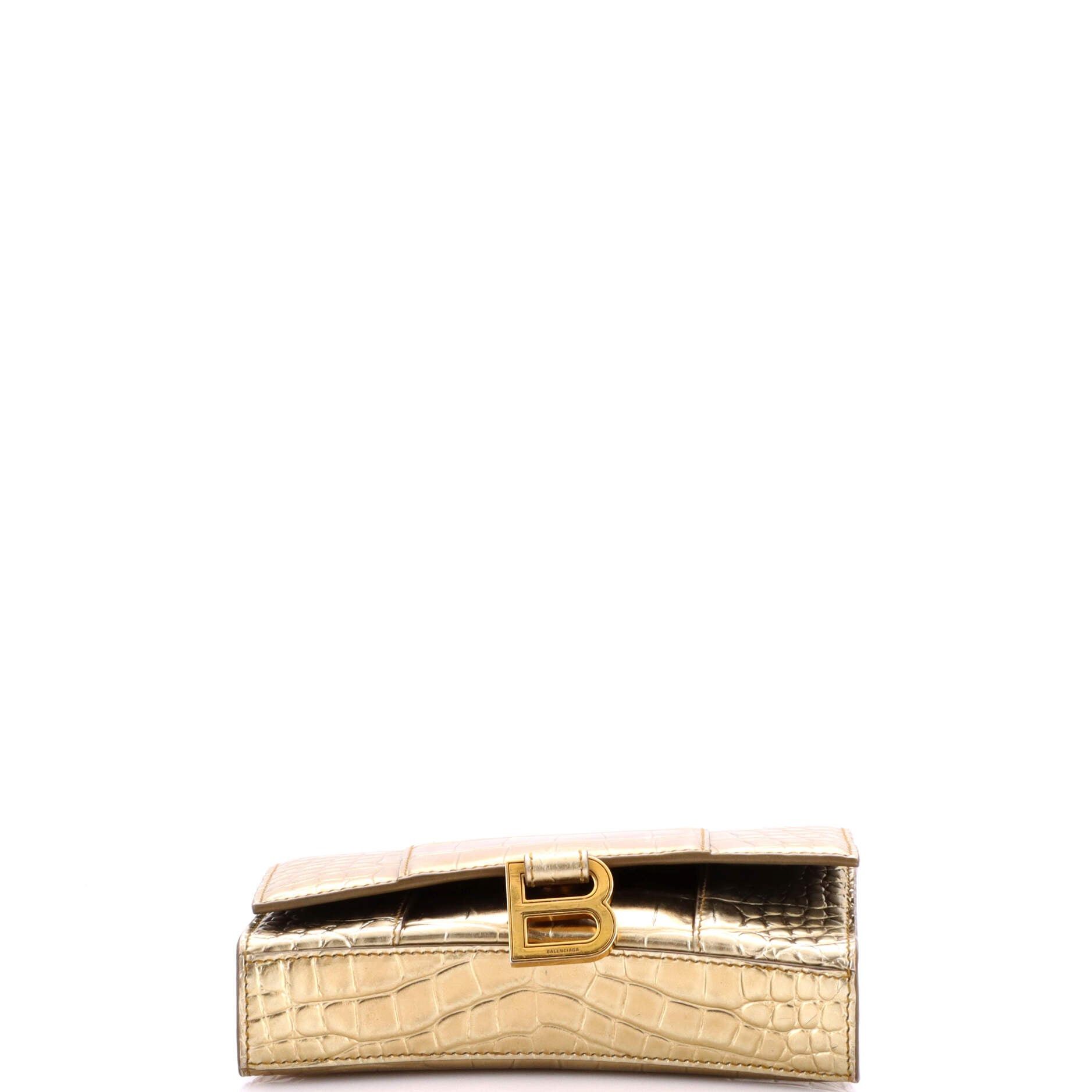Balenciaga Hourglass Chain Wallet Size ONE SIZE - 4 Thumbnail