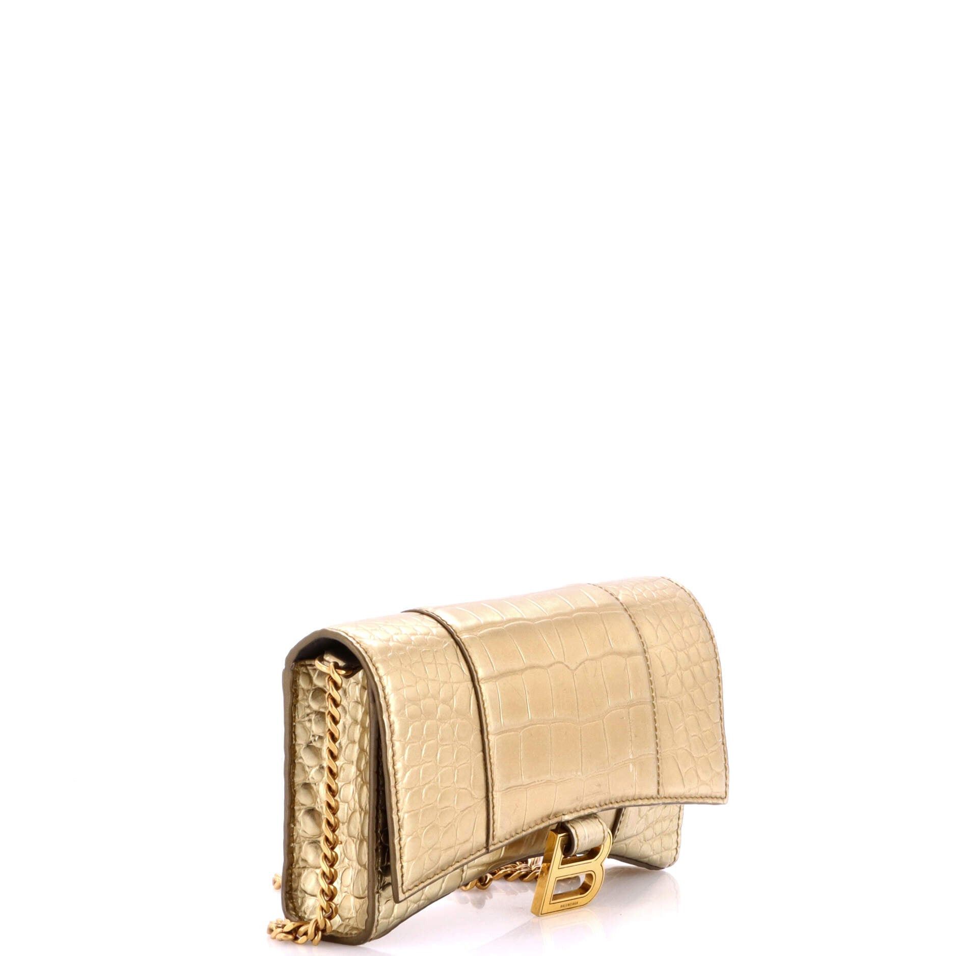 Balenciaga Hourglass Chain Wallet Size ONE SIZE - 2 Thumbnail