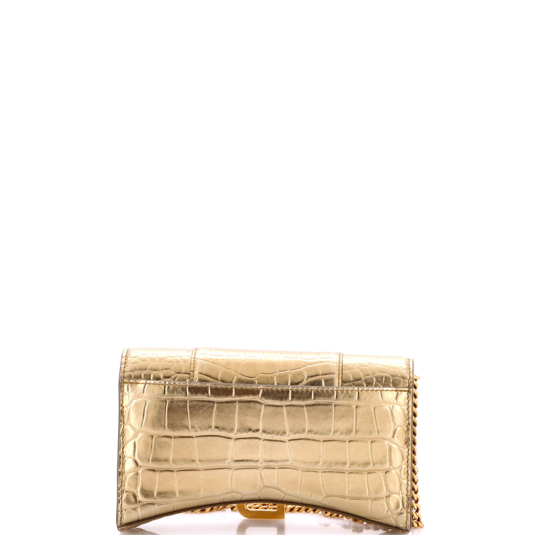 Balenciaga Hourglass Chain Wallet Size ONE SIZE - 3 Thumbnail
