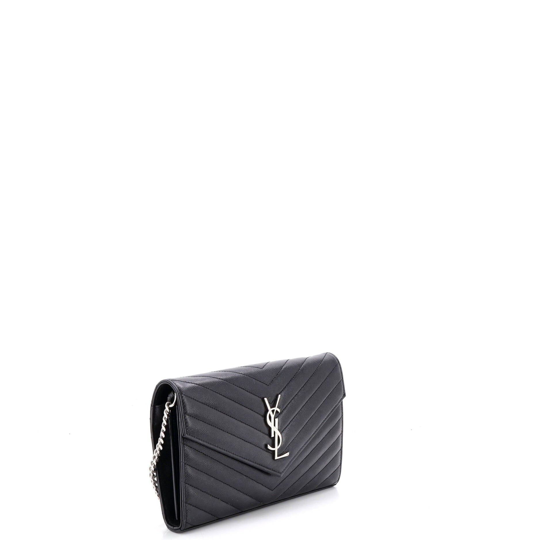 Saint Laurent Paris Classic Monogram Wallet on Chain Size ONE SIZE - 2 Thumbnail