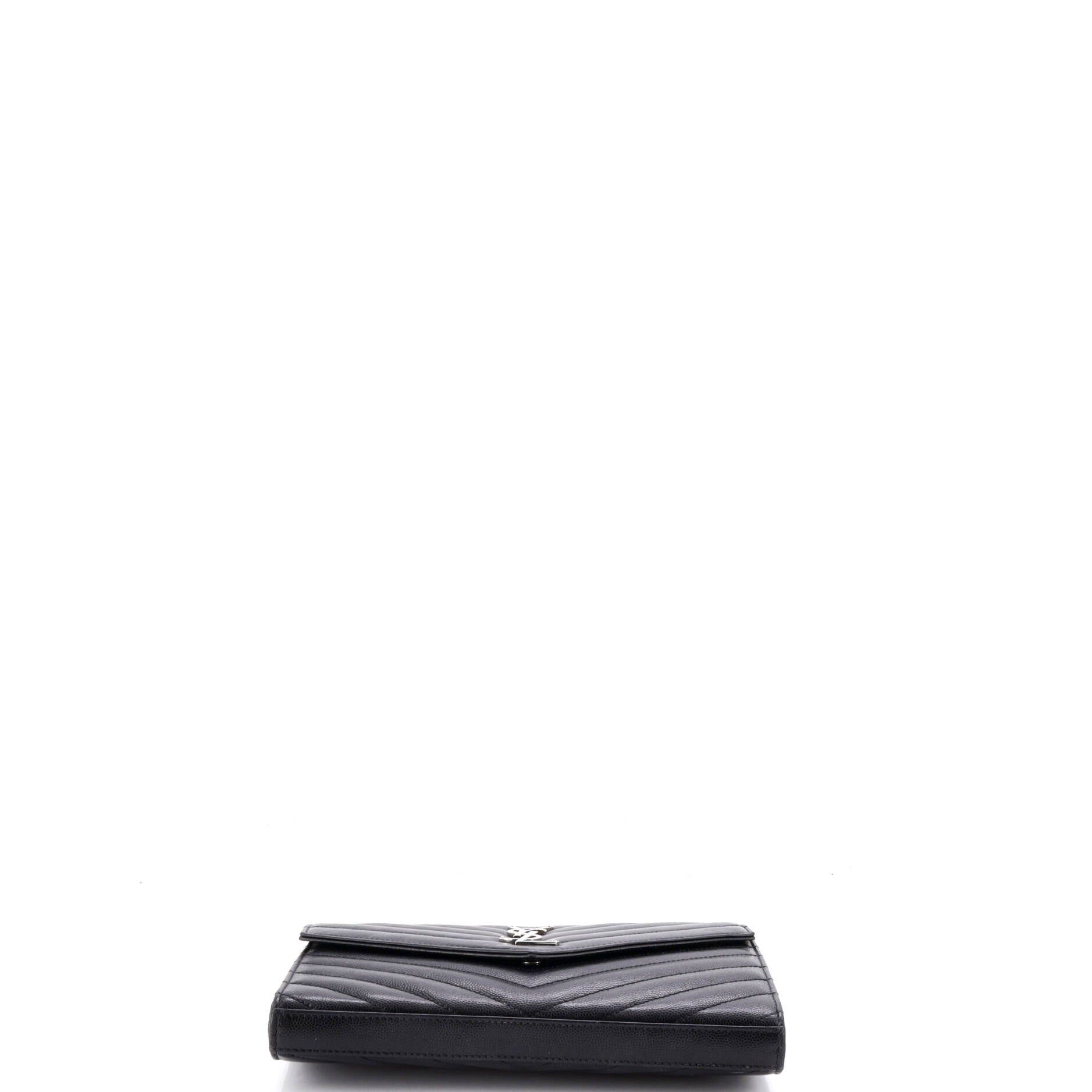 Saint Laurent Paris Classic Monogram Wallet on Chain Size ONE SIZE - 4 Thumbnail