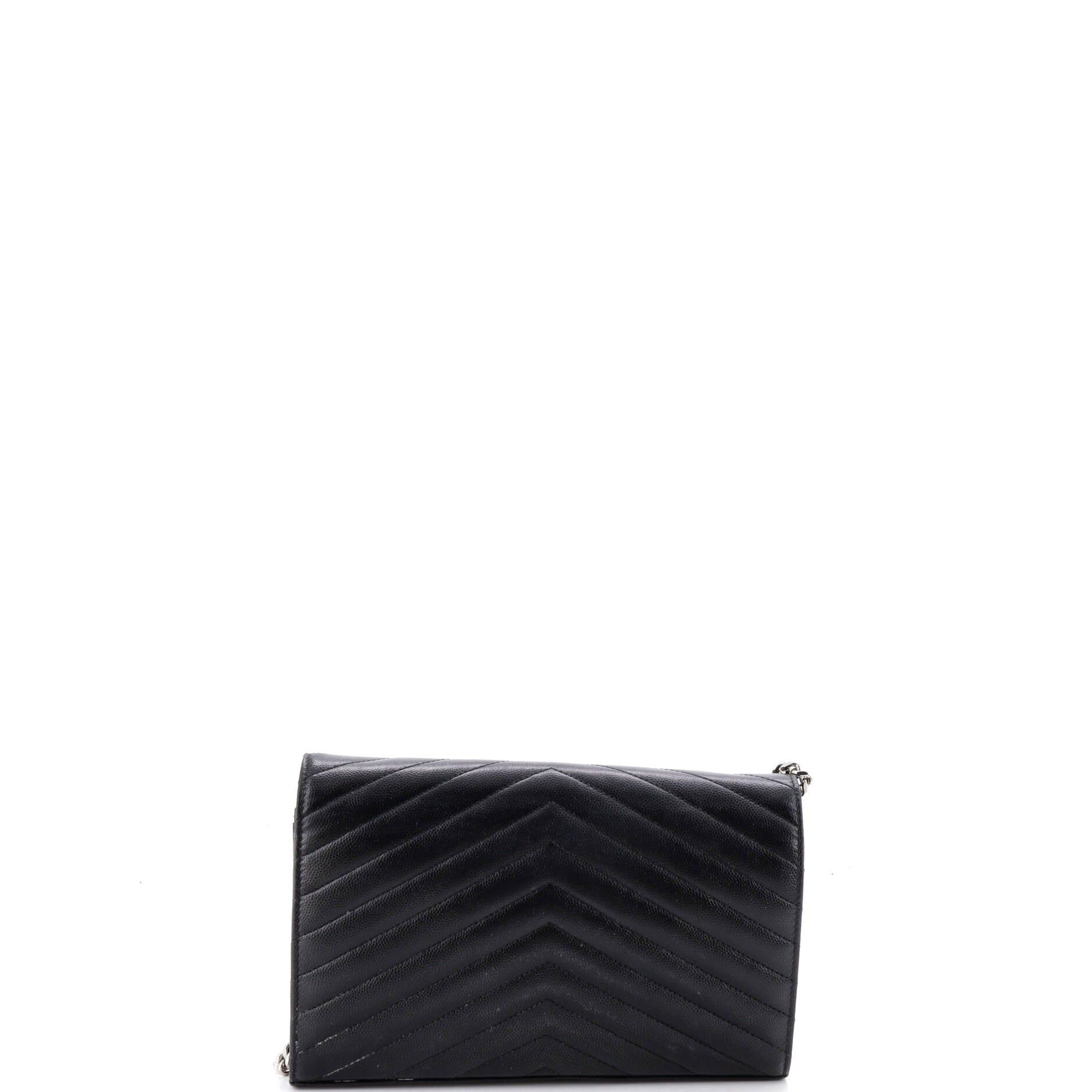 Saint Laurent Paris Classic Monogram Wallet on Chain Size ONE SIZE - 3 Thumbnail
