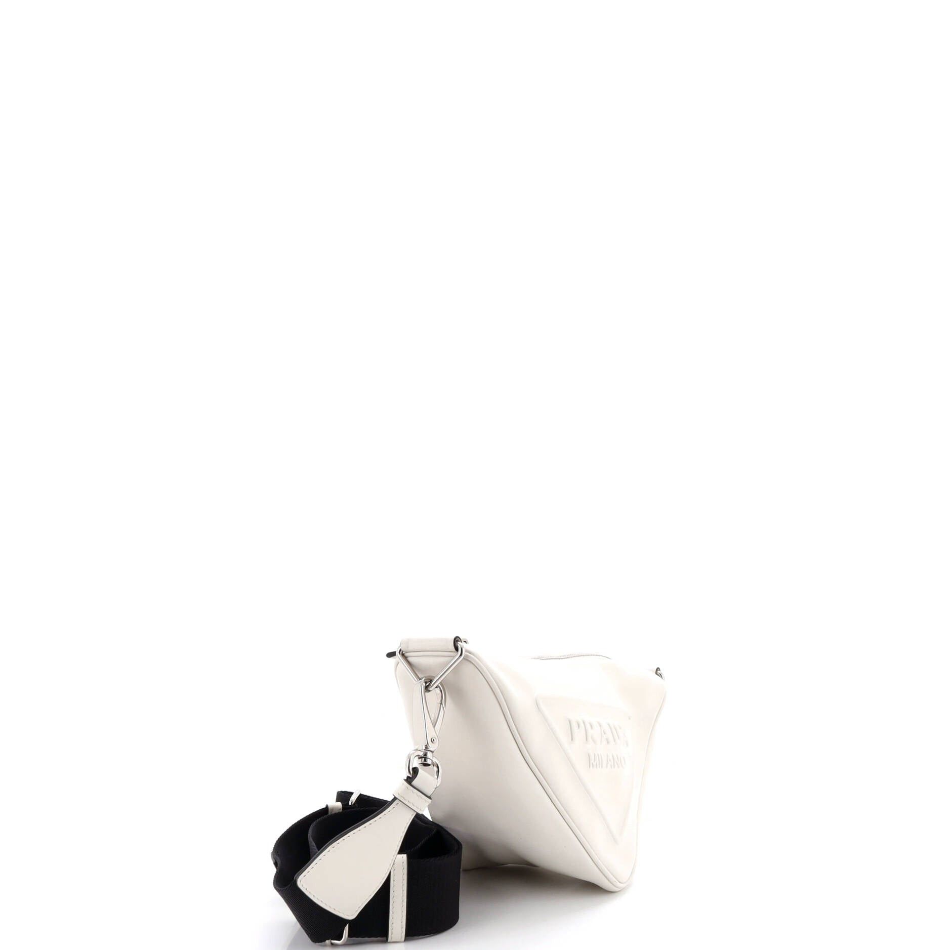 Prada Triangle Logo Zip Crossbody Bag Size ONE SIZE - 2 Thumbnail