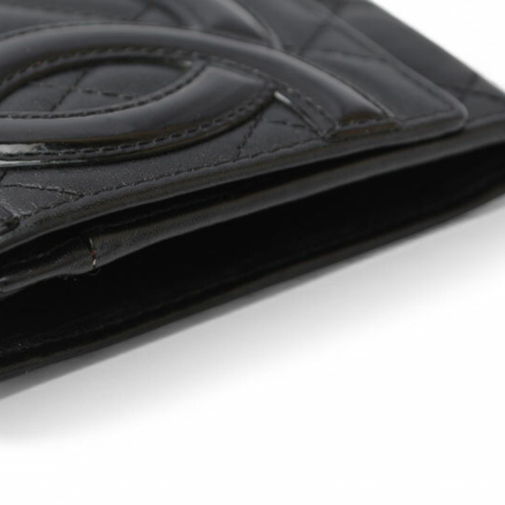 Chanel Chanel bi-fold wallet, Cambon A26722, black. Size ONE SIZE - 8 Thumbnail