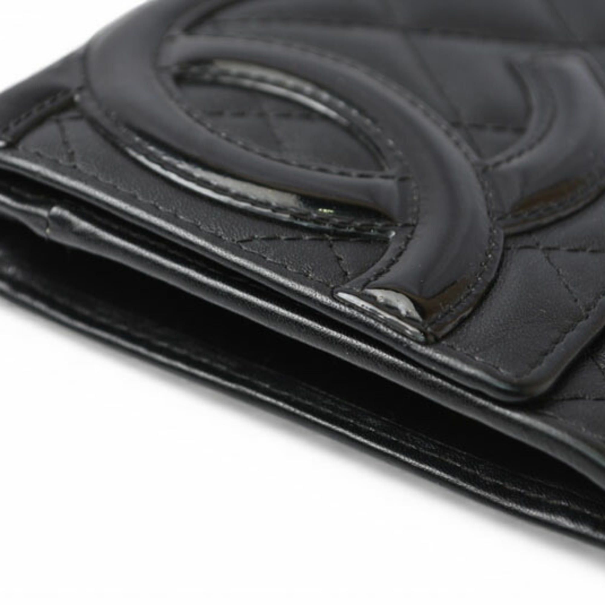 Chanel Chanel bi-fold wallet, Cambon A26722, black. Size ONE SIZE - 7 Thumbnail