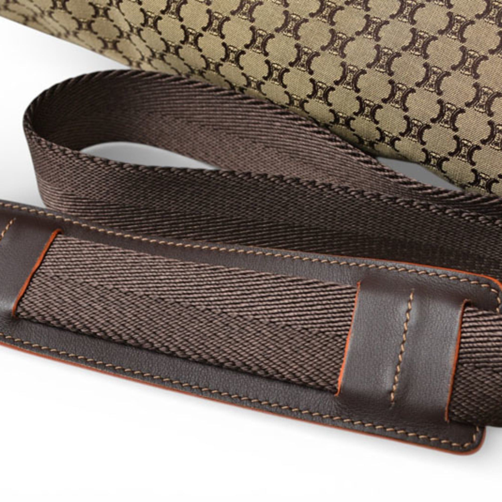 Celine Celine shoulder bag, CELINE Macadam pattern brown beige Size ONE SIZE - 8 Thumbnail